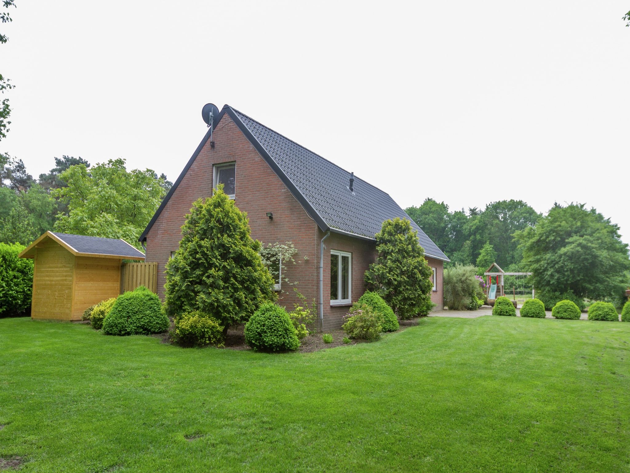 De buitenkant van de Lansert in Vessem