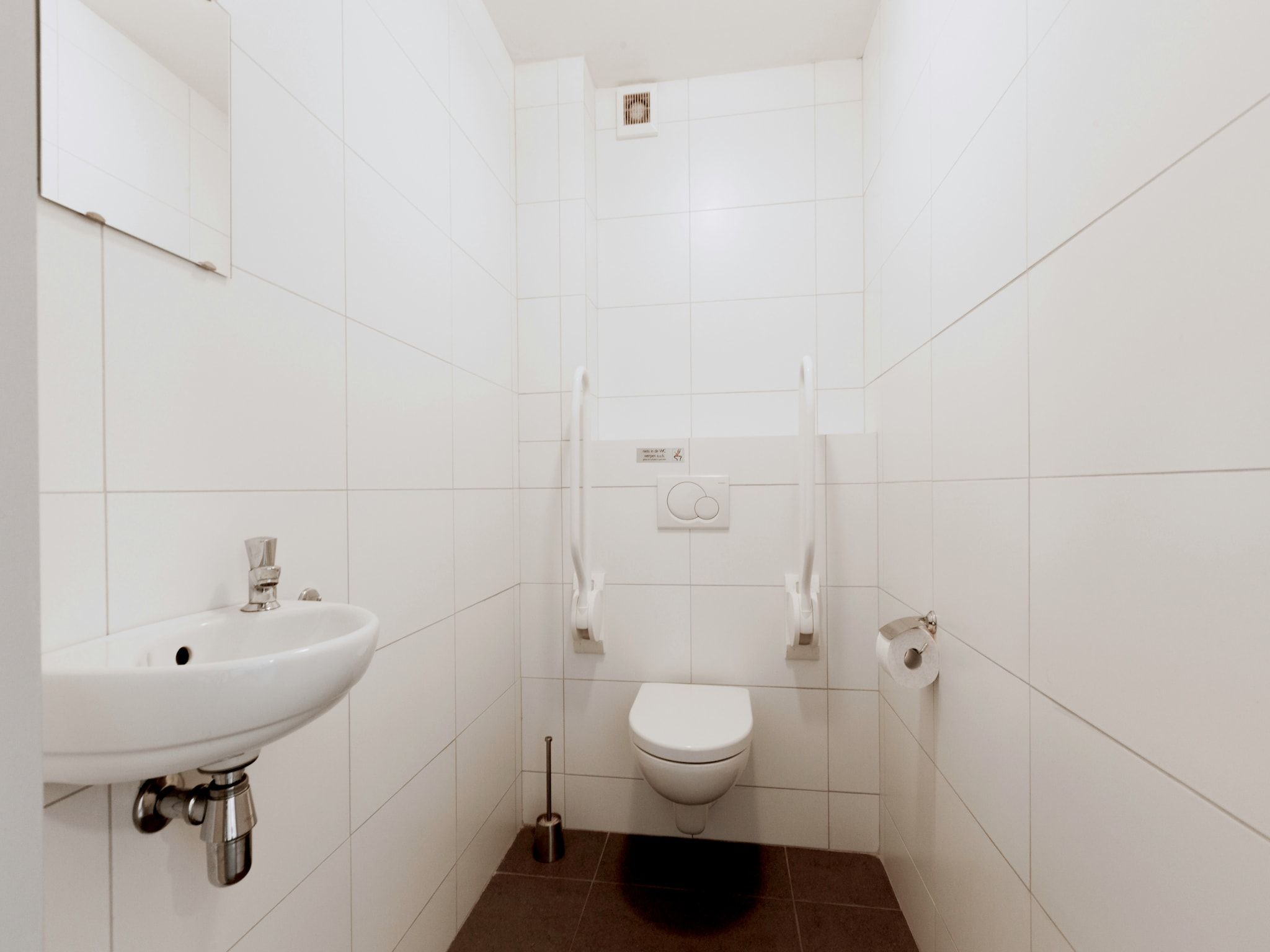 De badkamer van de Lansert in Vessem