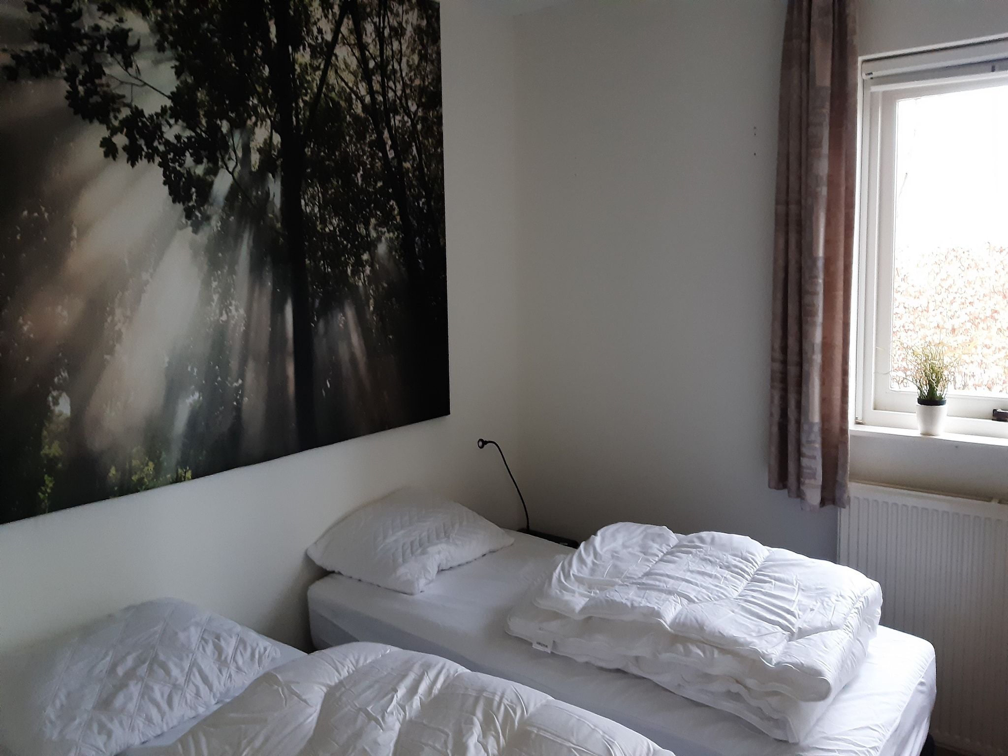 Een slaapkamer van de Lansert in Vessem