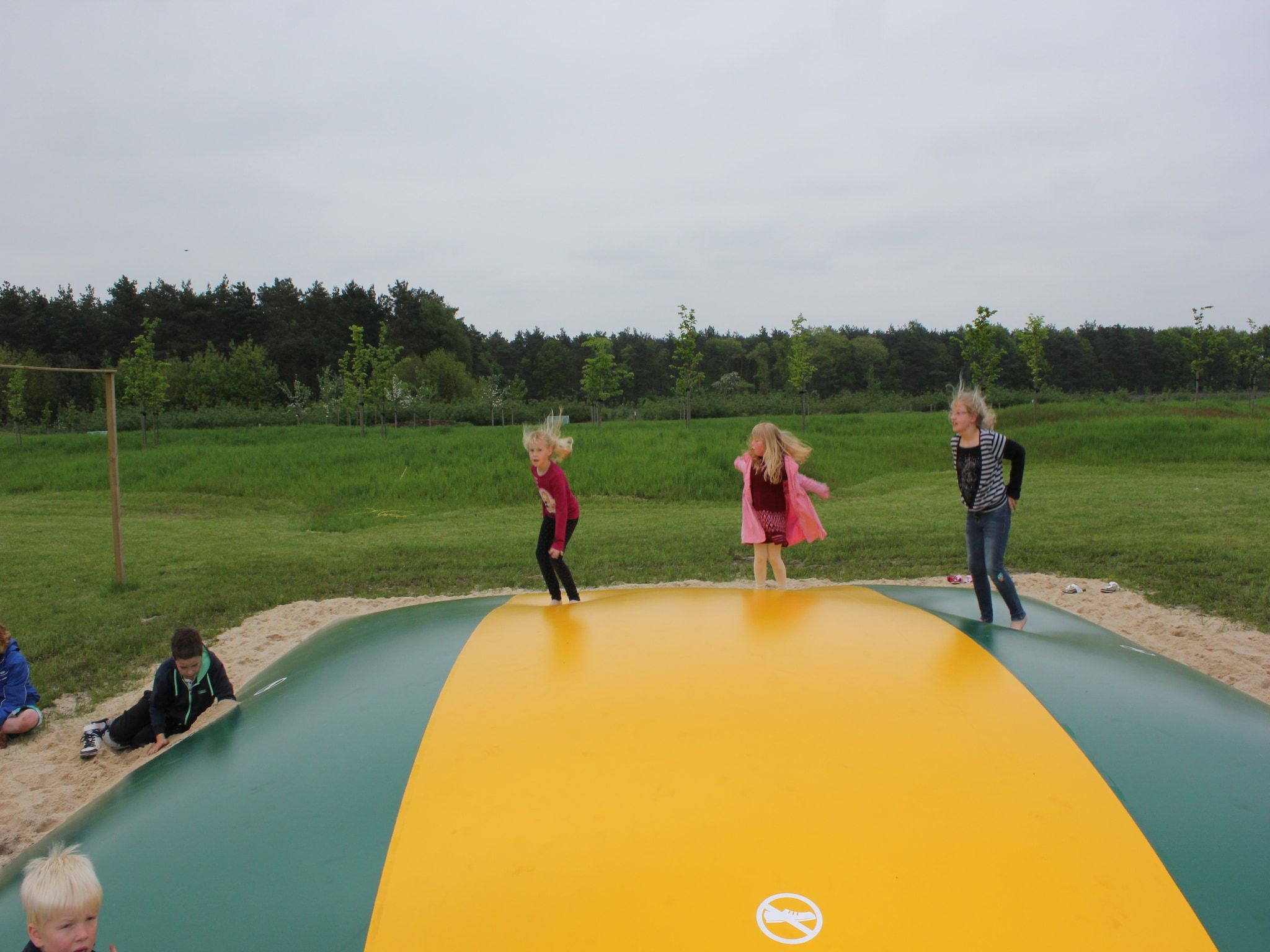 Parkfaciliteiten bij Vakantiepark Horsetellerie 7 in Hardenberg (rheezerveen)