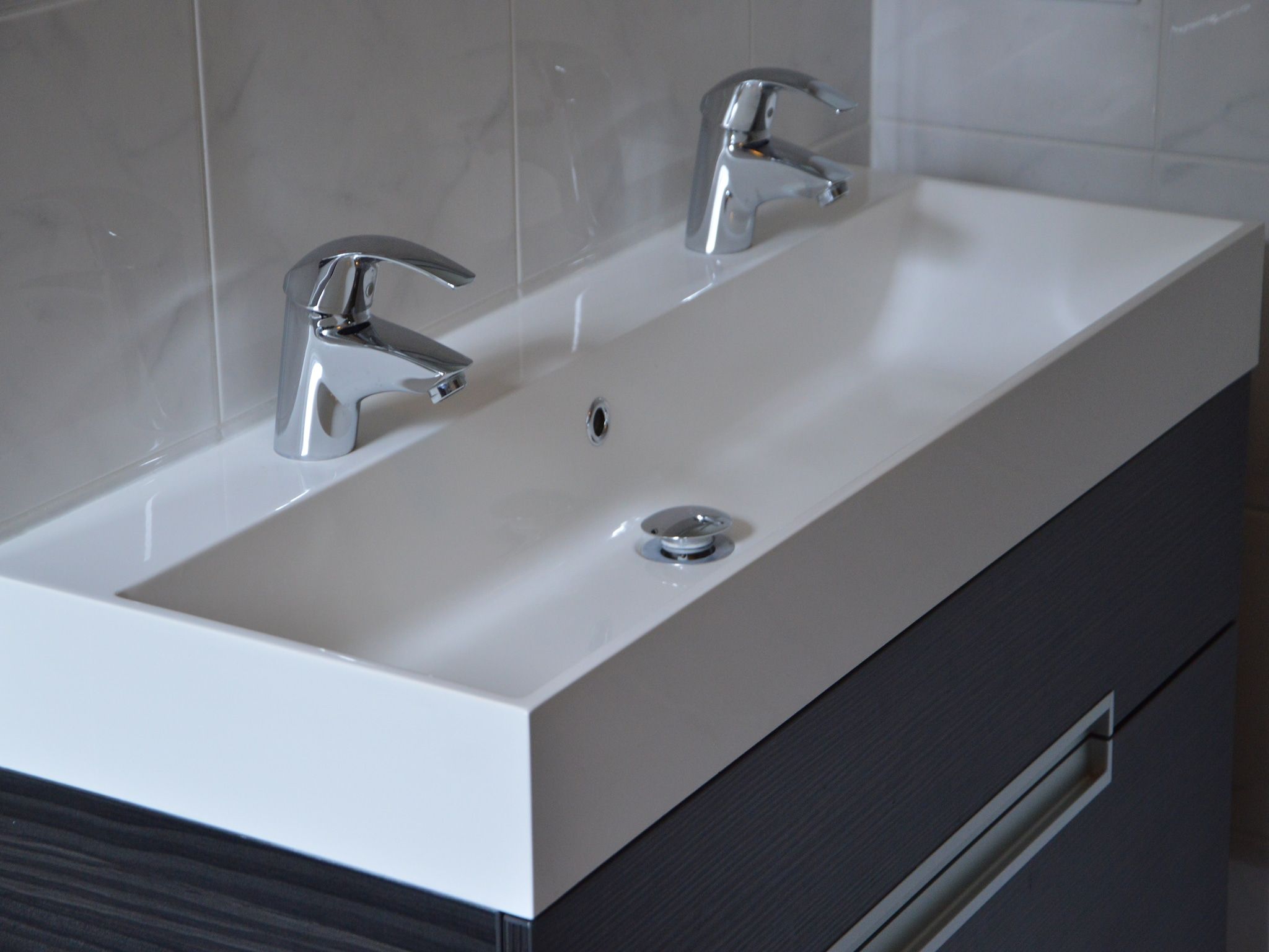 De badkamer van Het Schafthuis in Valkenswaard