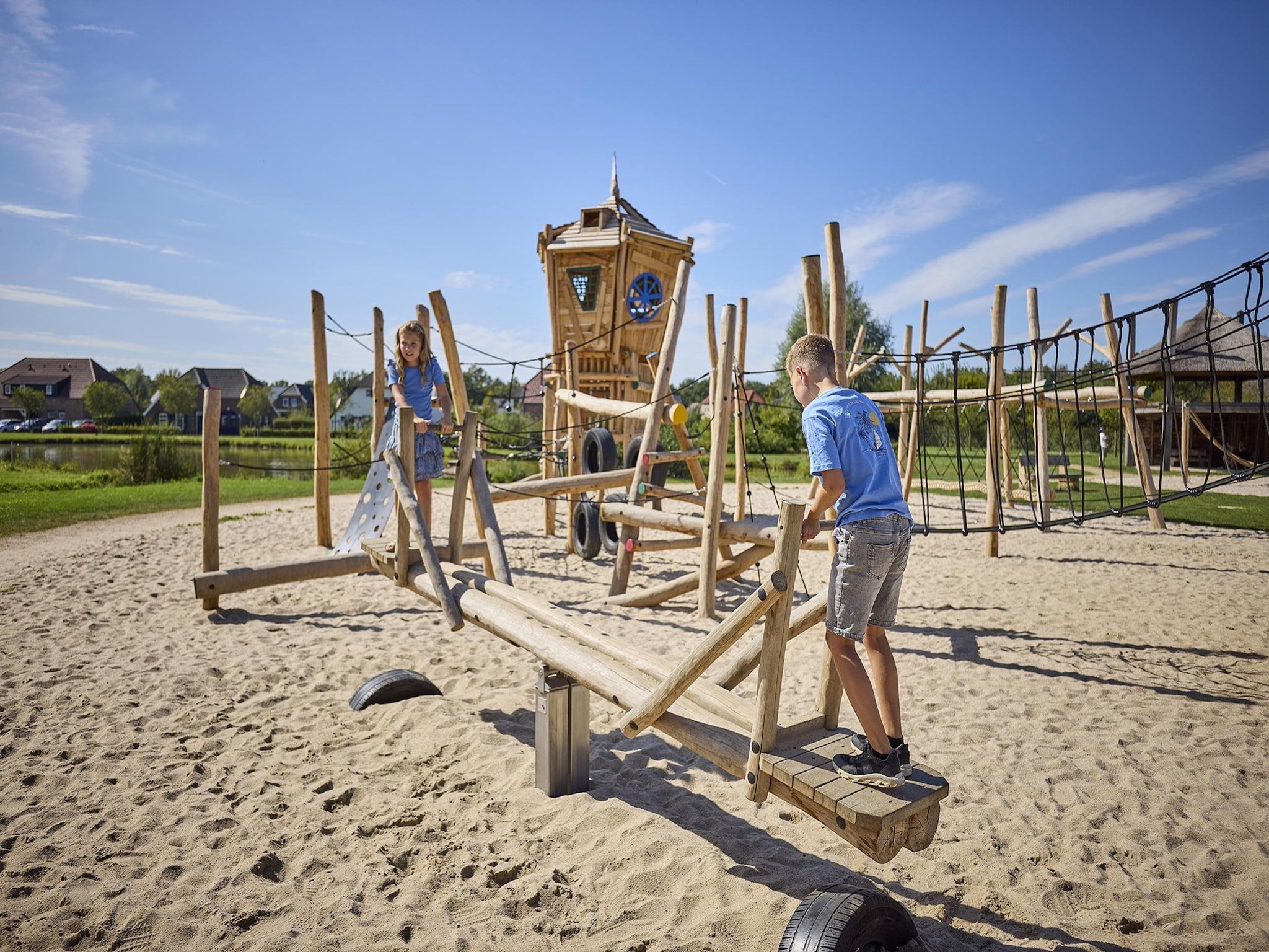 Parkfaciliteiten bij Buitenhof De Leistert 7 in Roggel