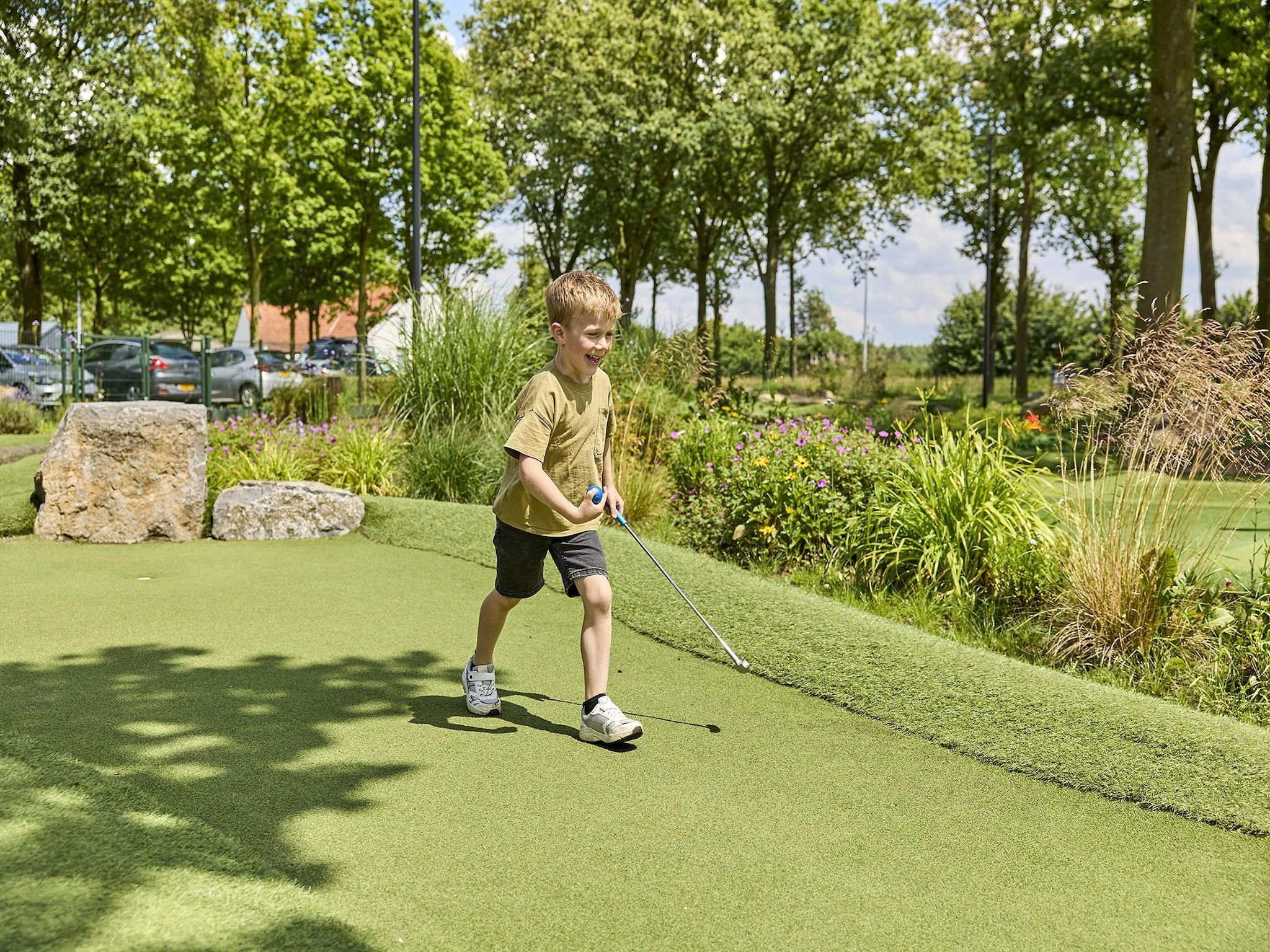 Parkfaciliteiten bij Buitenhof De Leistert 7 in Roggel