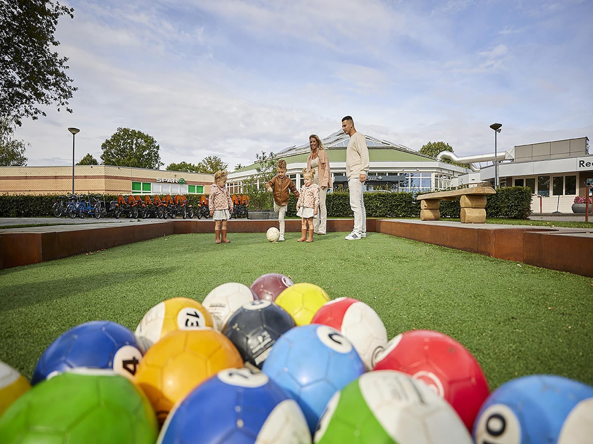 Parkfaciliteiten bij Buitenhof De Leistert 7 in Roggel