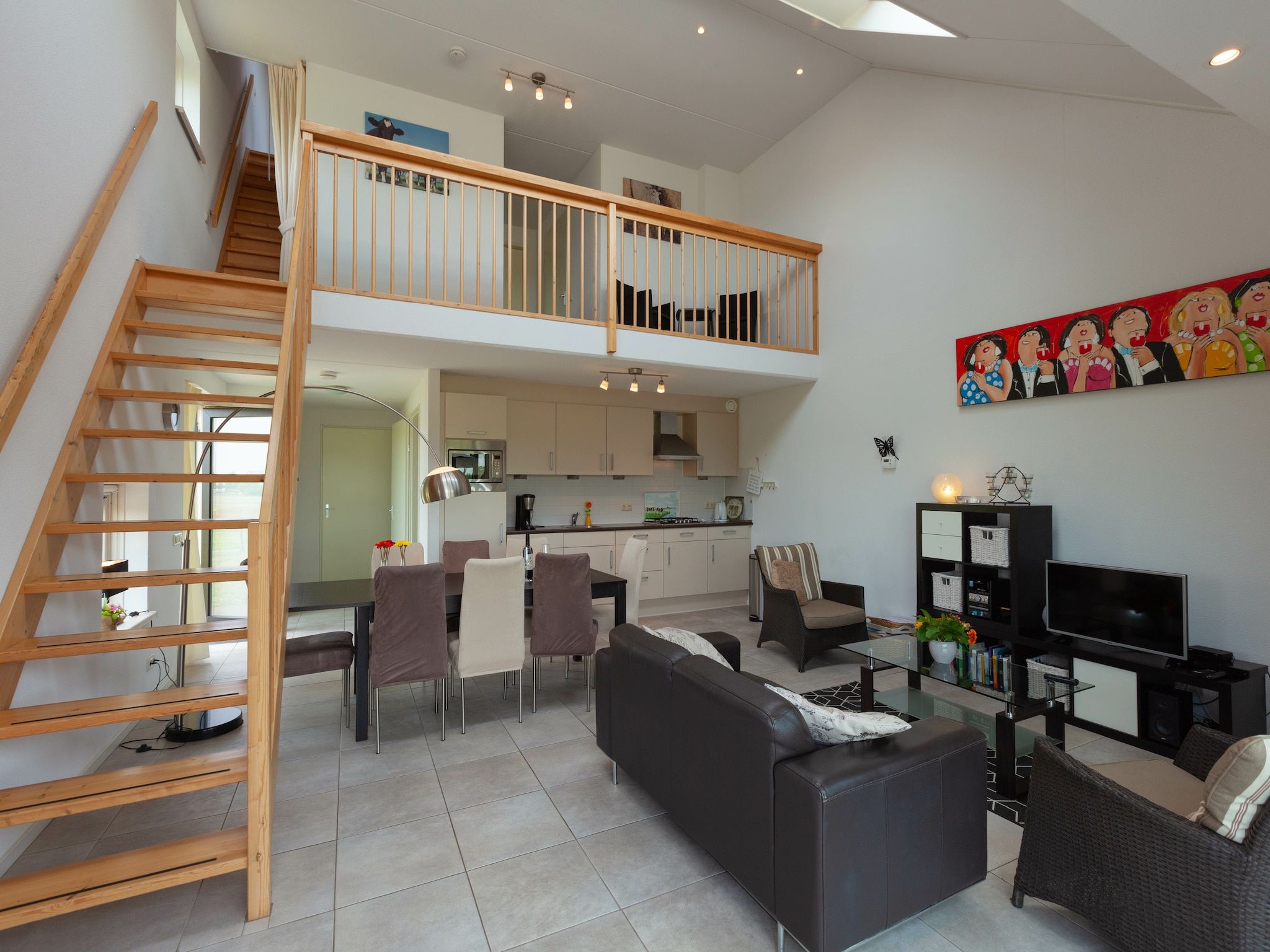 De woonkamer van Lyts Sypenstien in Langweer