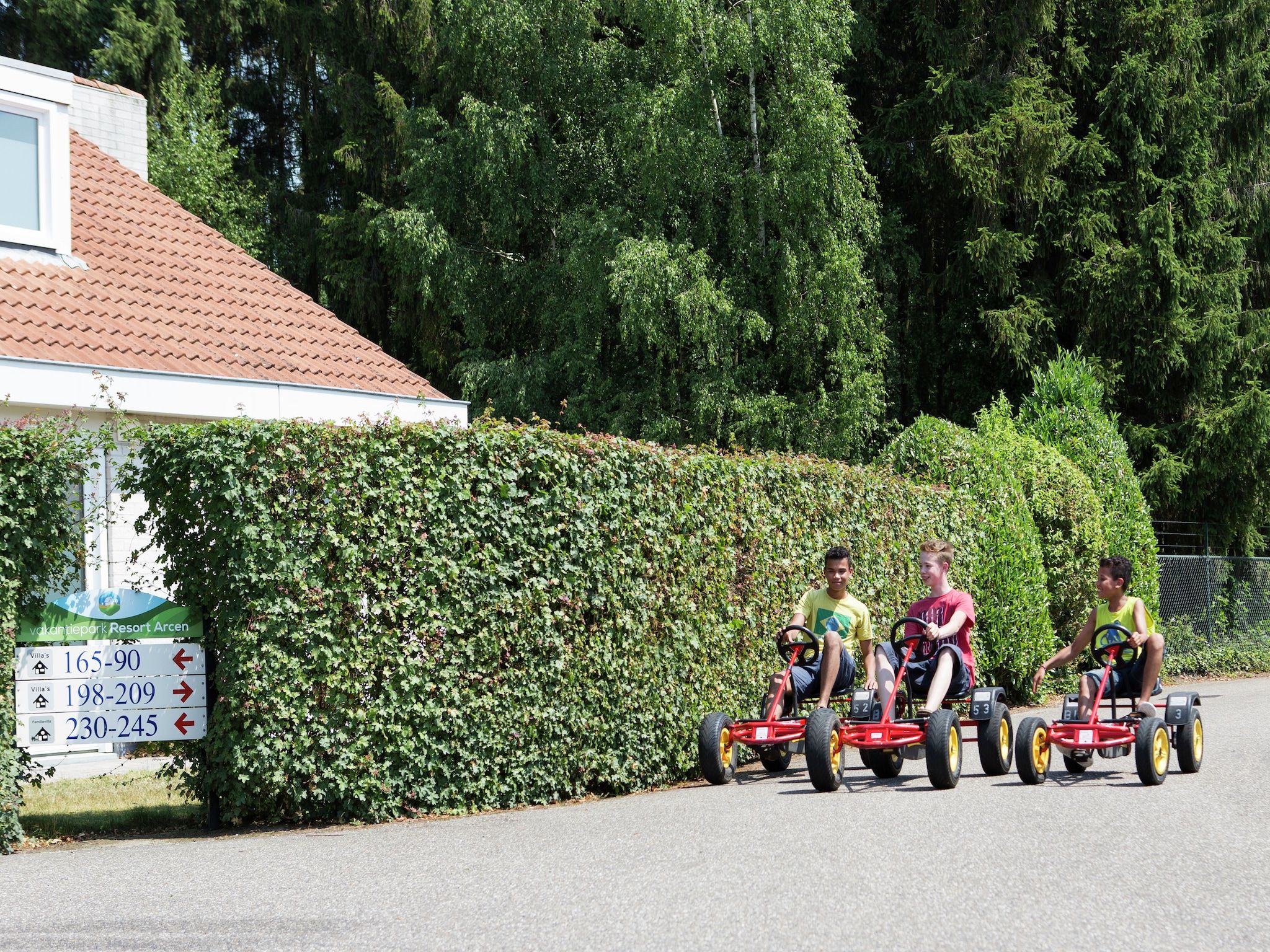 Parkfaciliteiten bij Resort Arcen 5 in Arcen