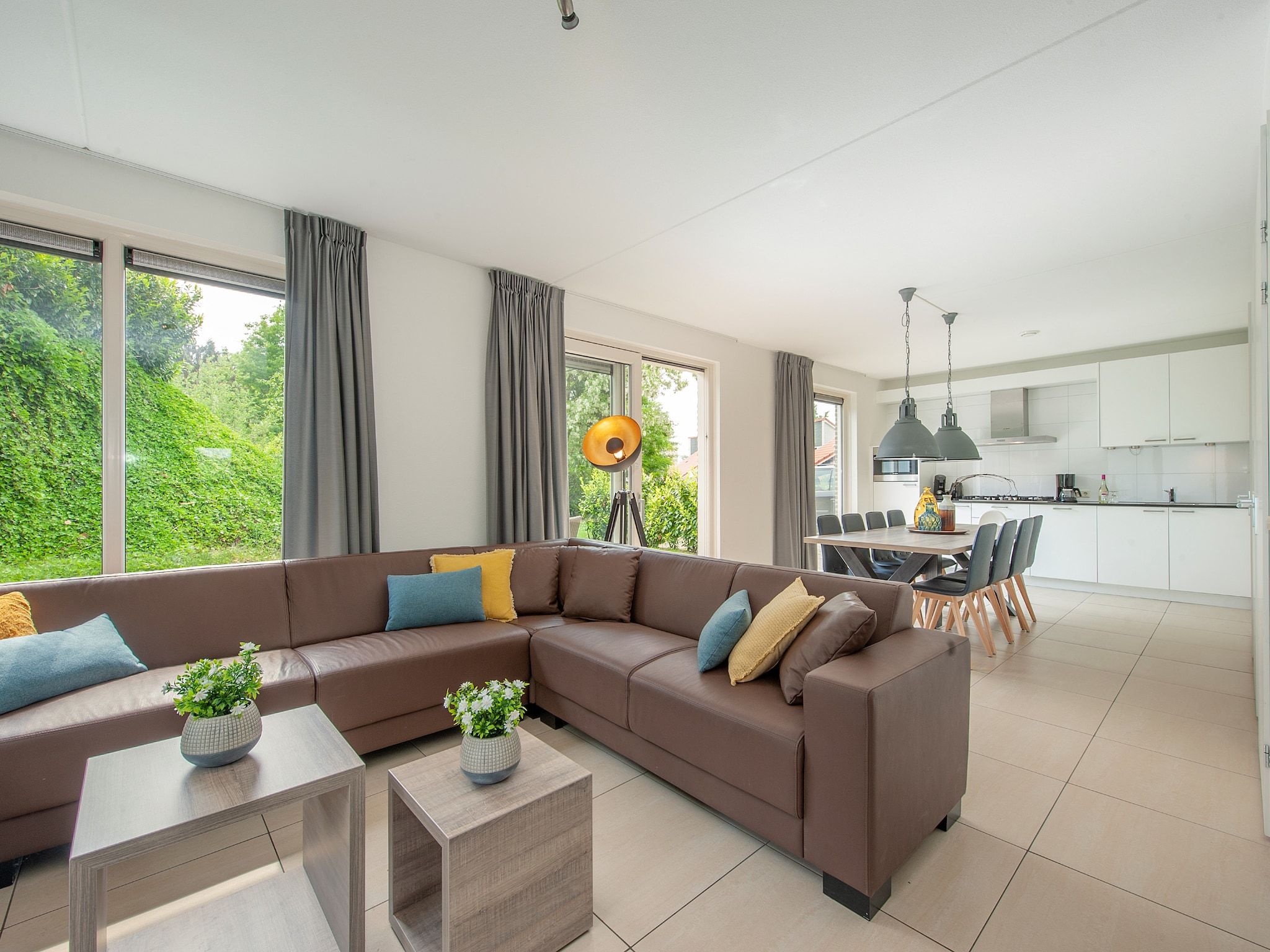 De woonkamer van Resort Arcen 8 in Arcen