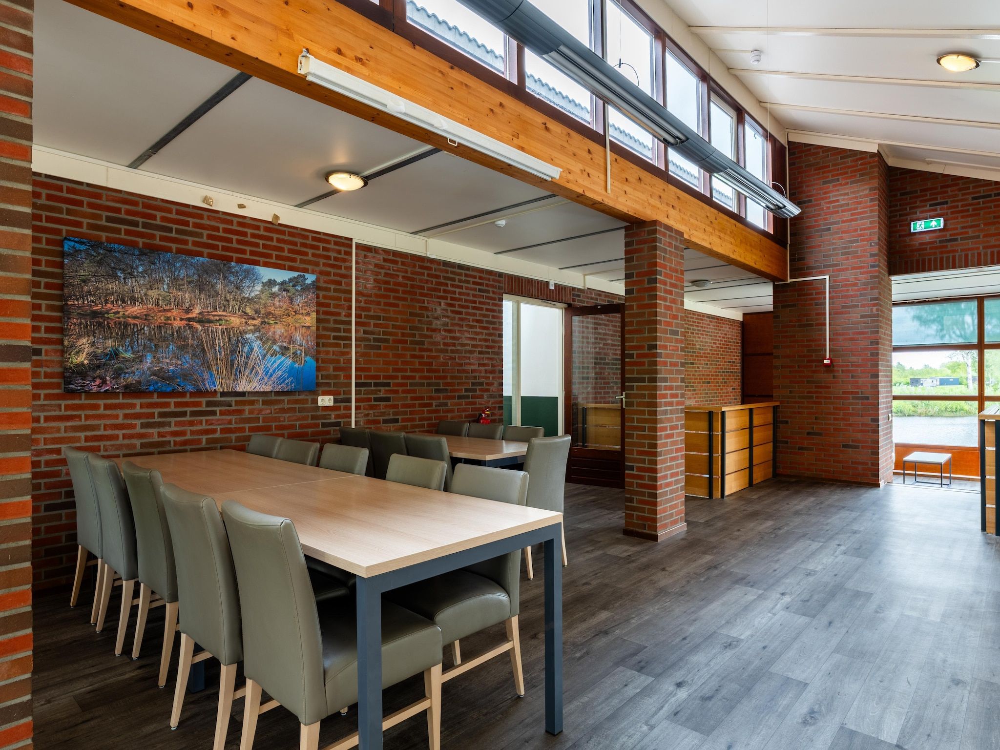 De eetkamer van Hunzepark 10 in Gasselternijveen