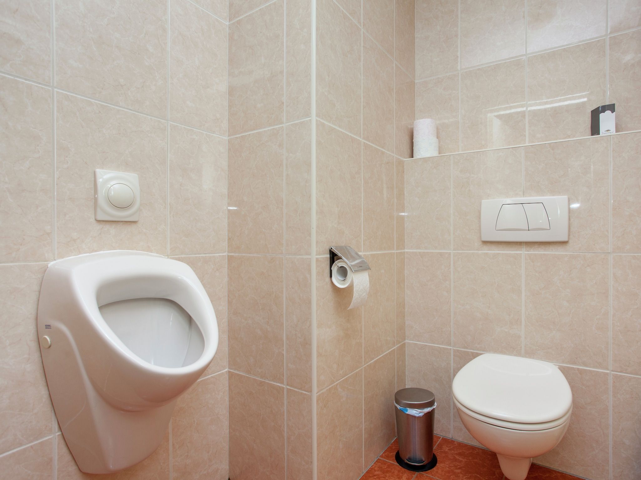 De badkamer van Dorpswoning Het Landelijke in Leende