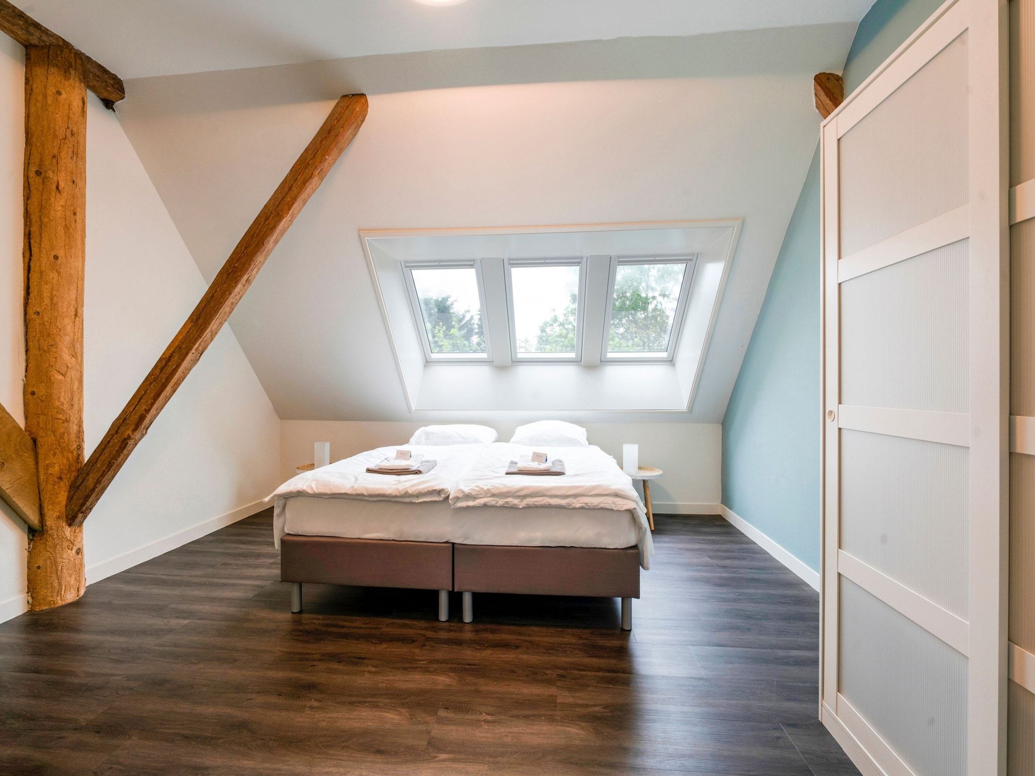 Een slaapkamer van Heide State in Noardburgum