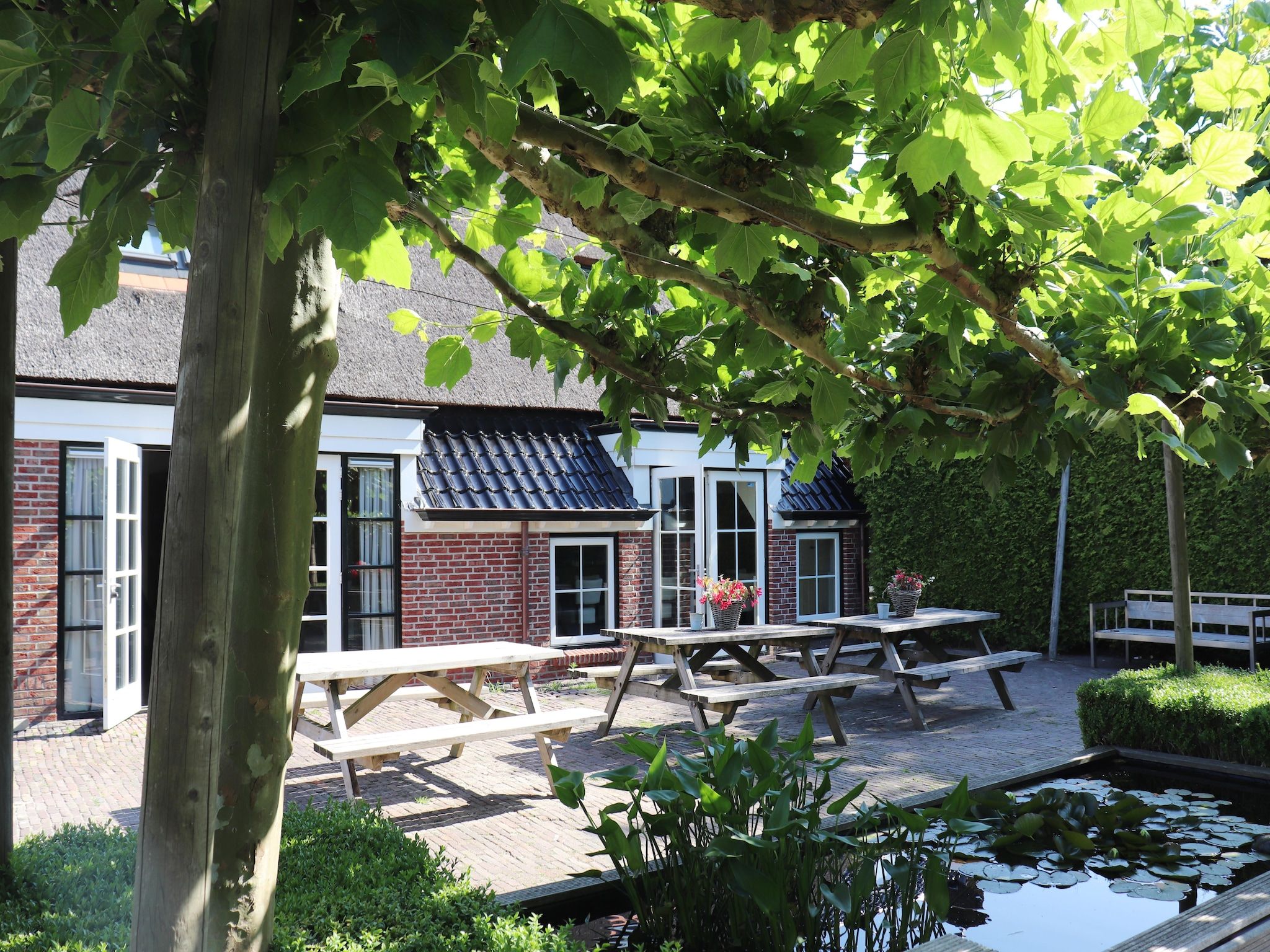 De tuin van Heide State in Noardburgum