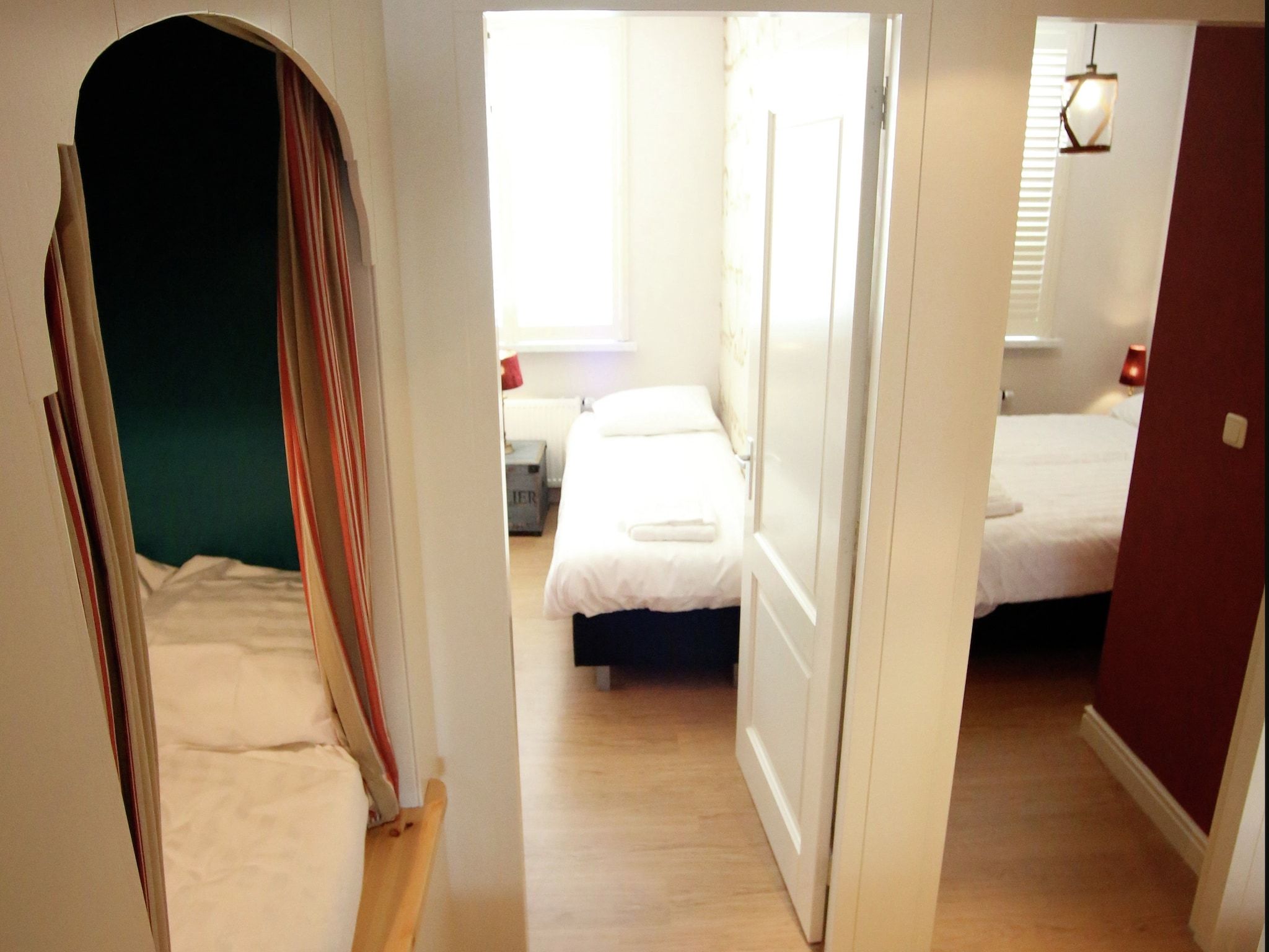 Een slaapkamer van VOC-Huys in Enkhuizen