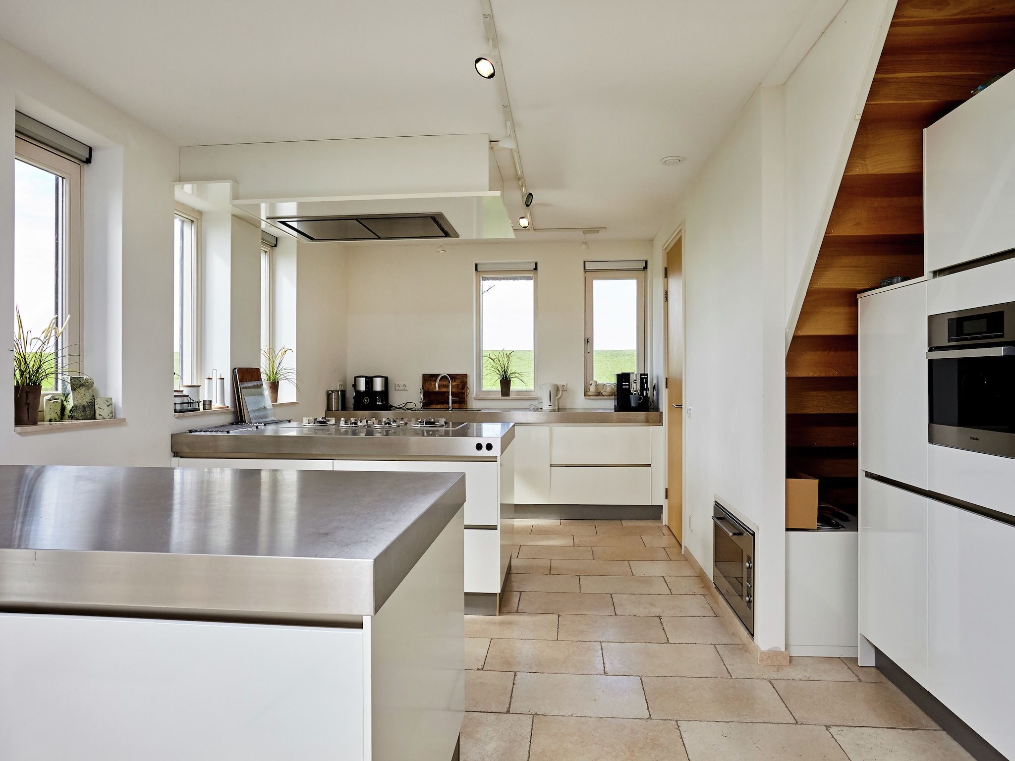 De keuken van Landhuis Wad Anders in Wierum