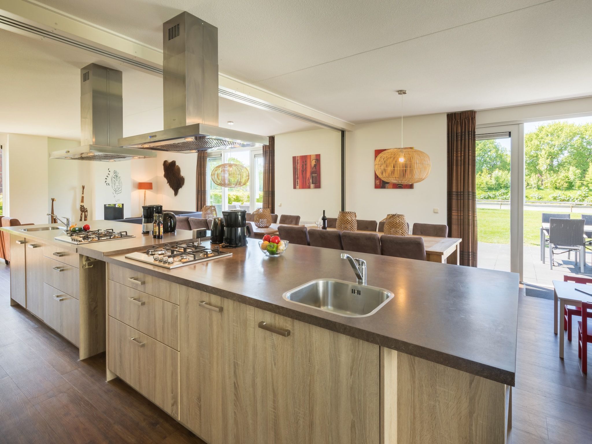 De keuken van Résidence de Weerribben 2 in Paasloo