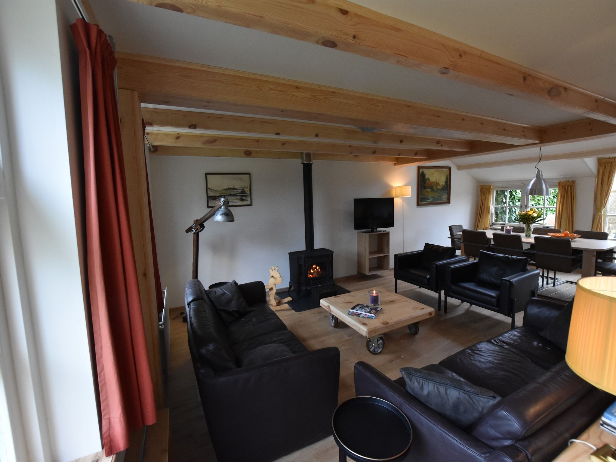 De woonkamer van Knook in Nieuwvliet