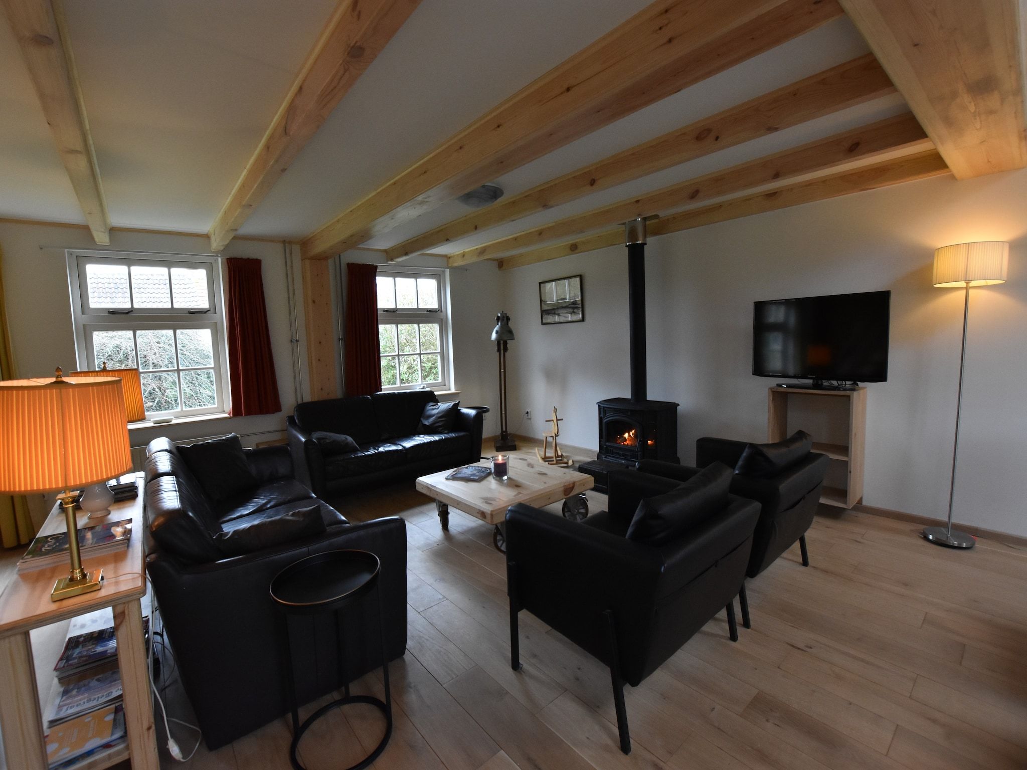 De woonkamer van Knook in Nieuwvliet