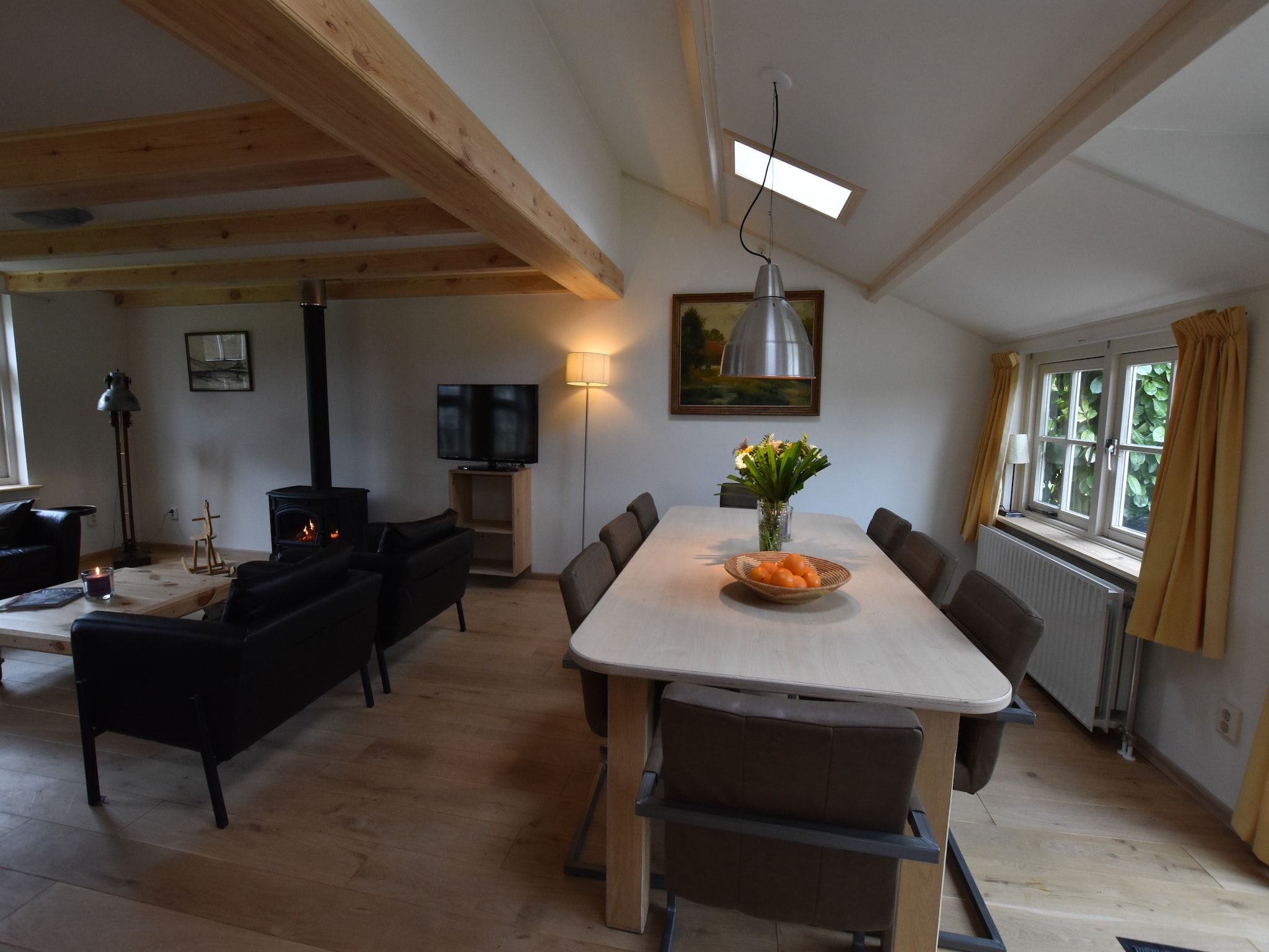 De eetkamer van Knook in Nieuwvliet