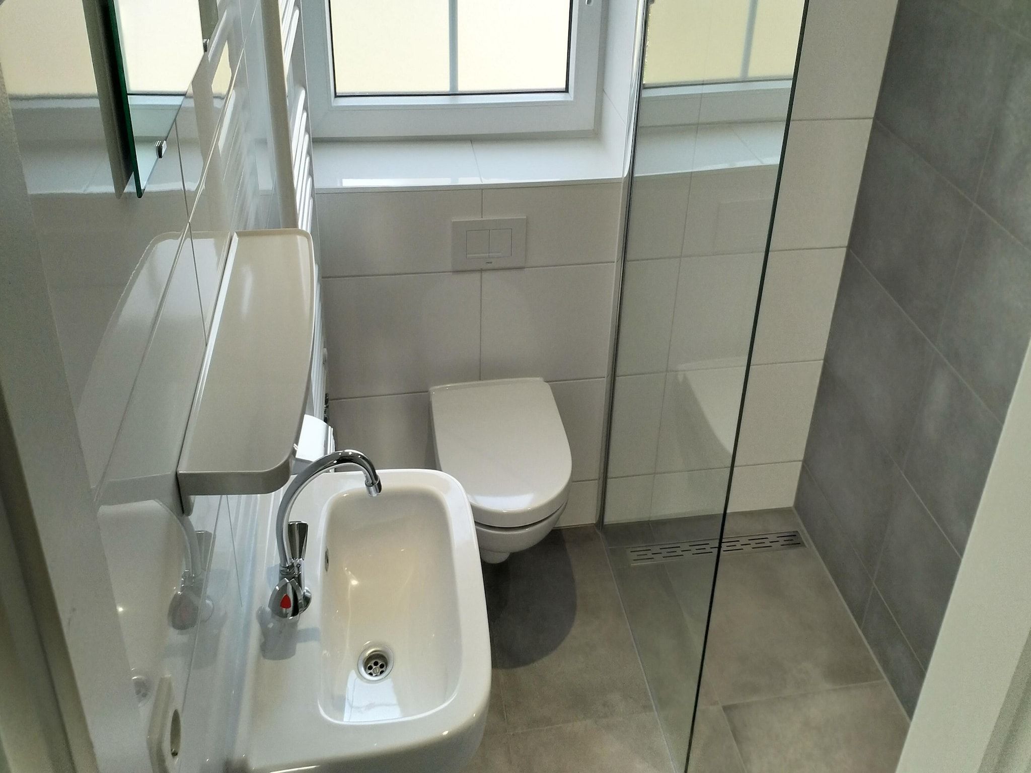 De badkamer van Vakantiepark Eigen Wijze 3 in Bant