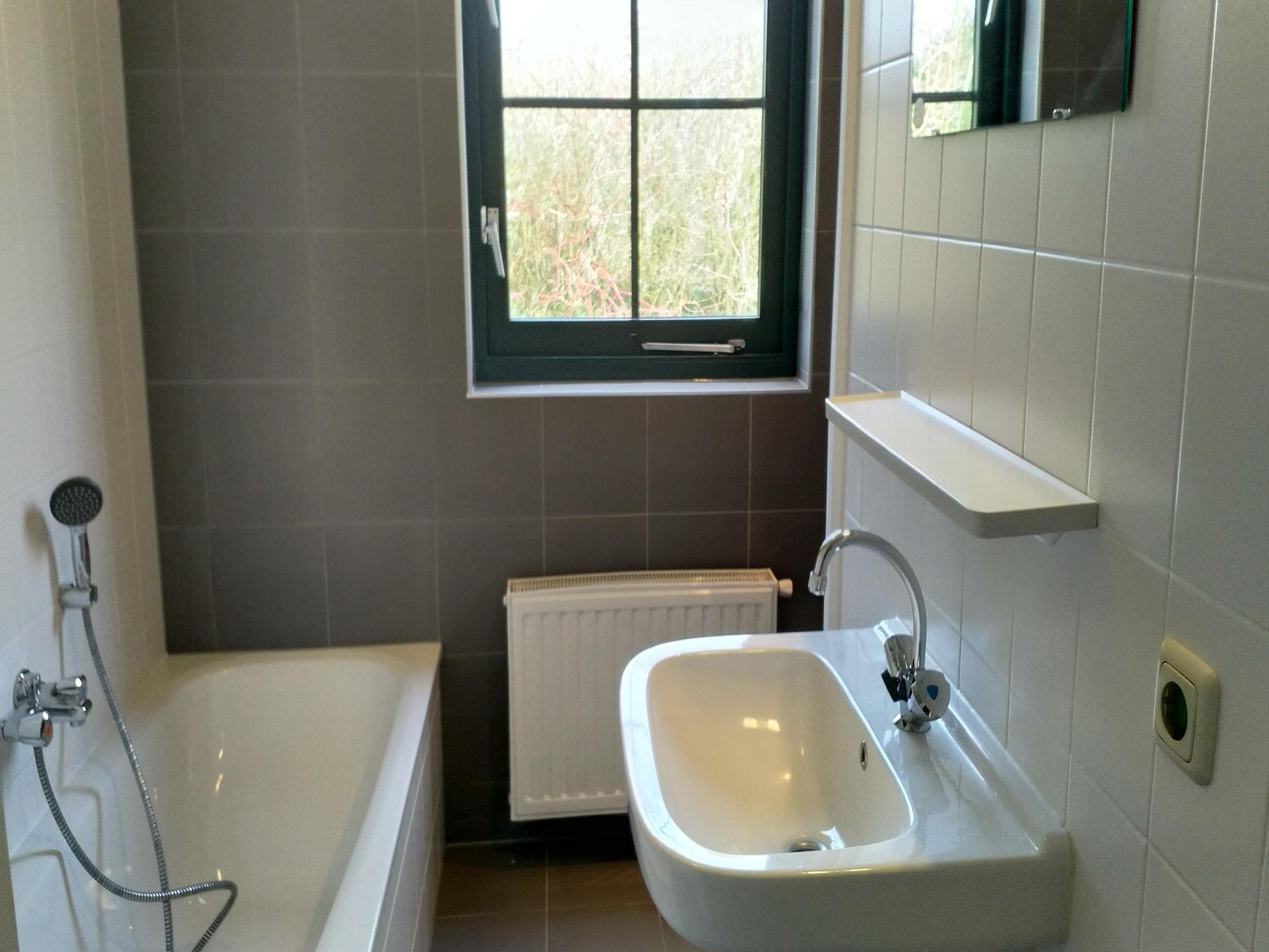 De badkamer van Vakantiepark Eigen Wijze 3 in Bant