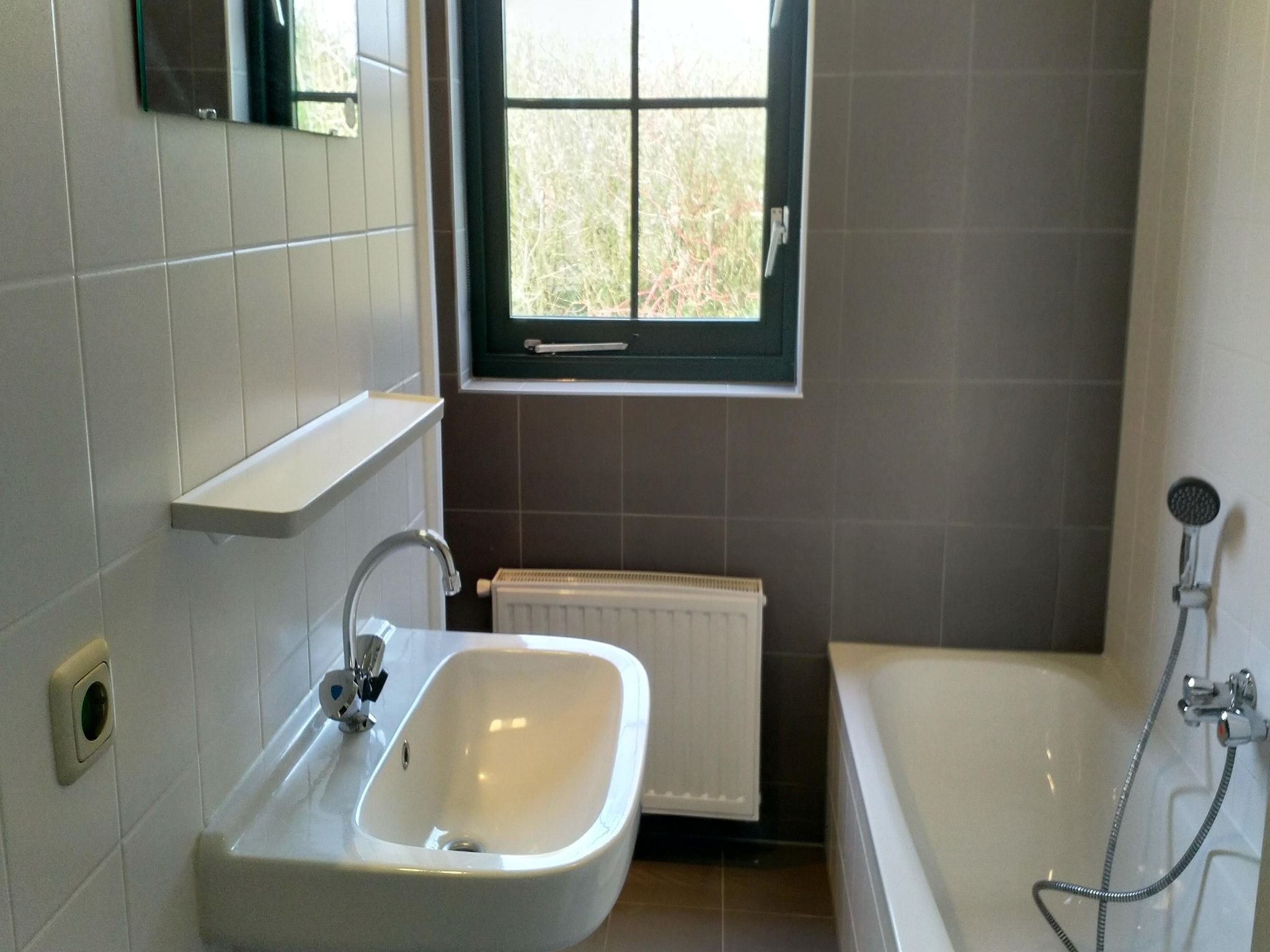 De badkamer van Vakantiepark Eigen Wijze 3 in Bant