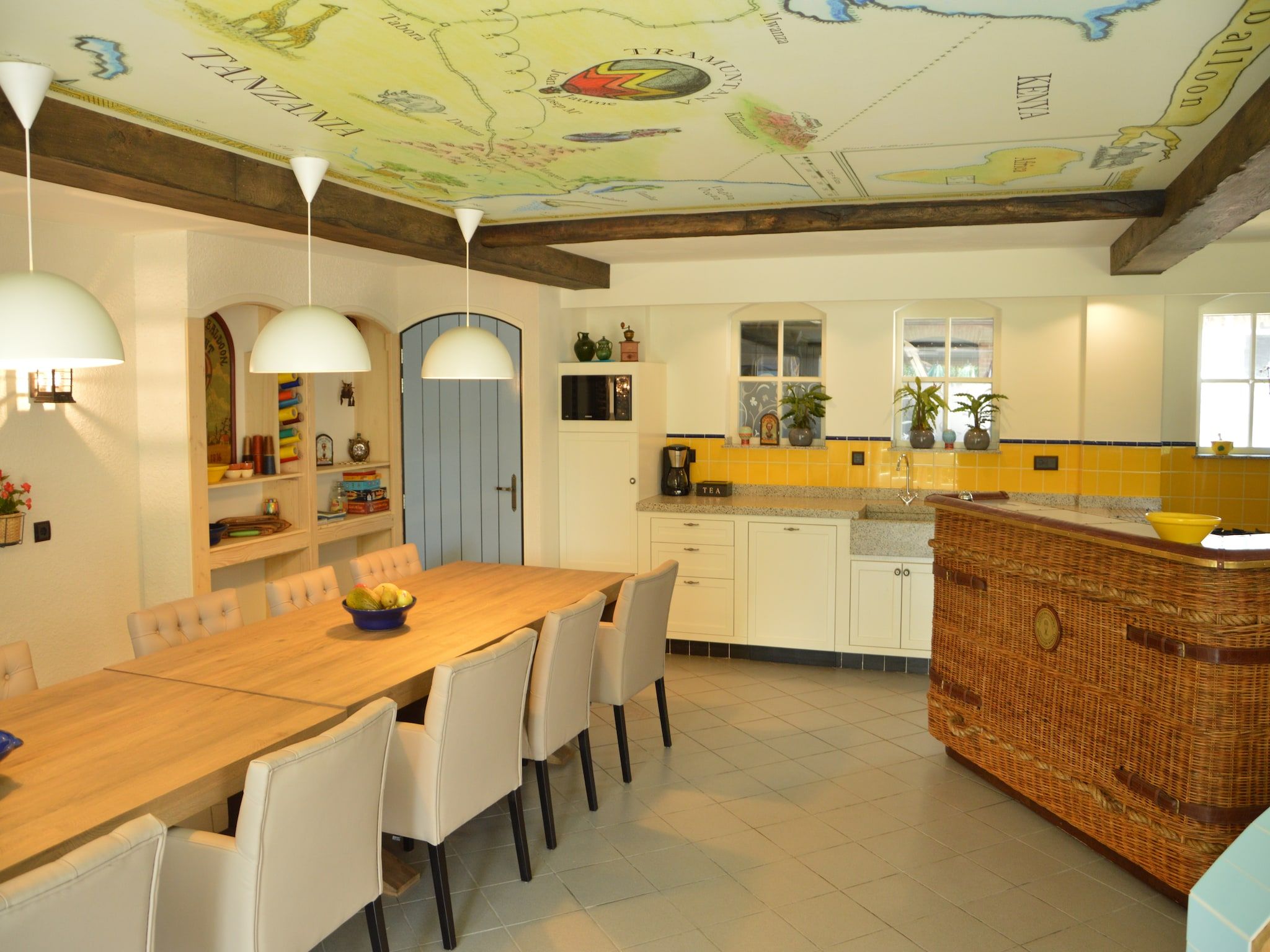 De eetkamer van Tramutana in Haaren