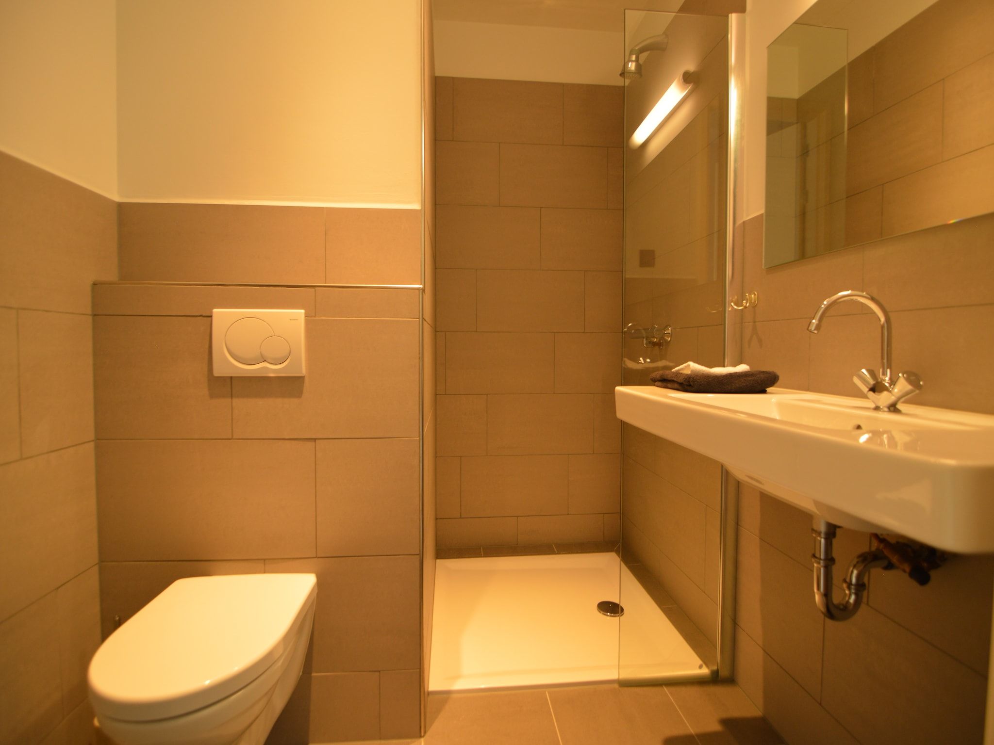 De badkamer van Tramutana in Haaren