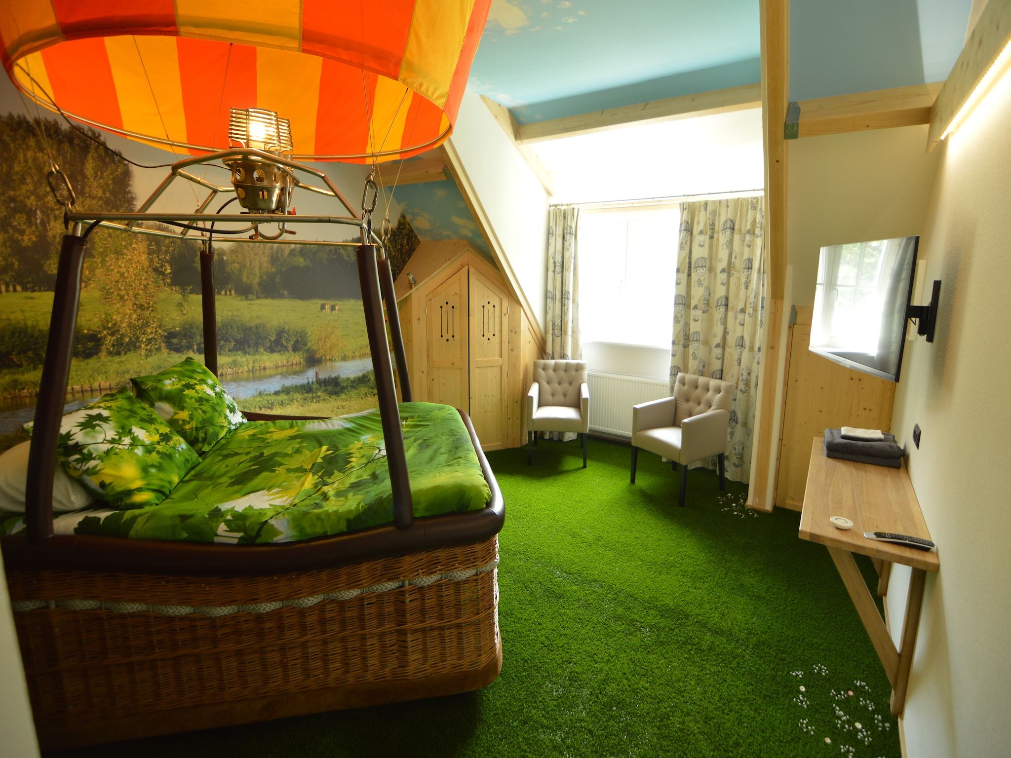 Een slaapkamer van Tramutana in Haaren