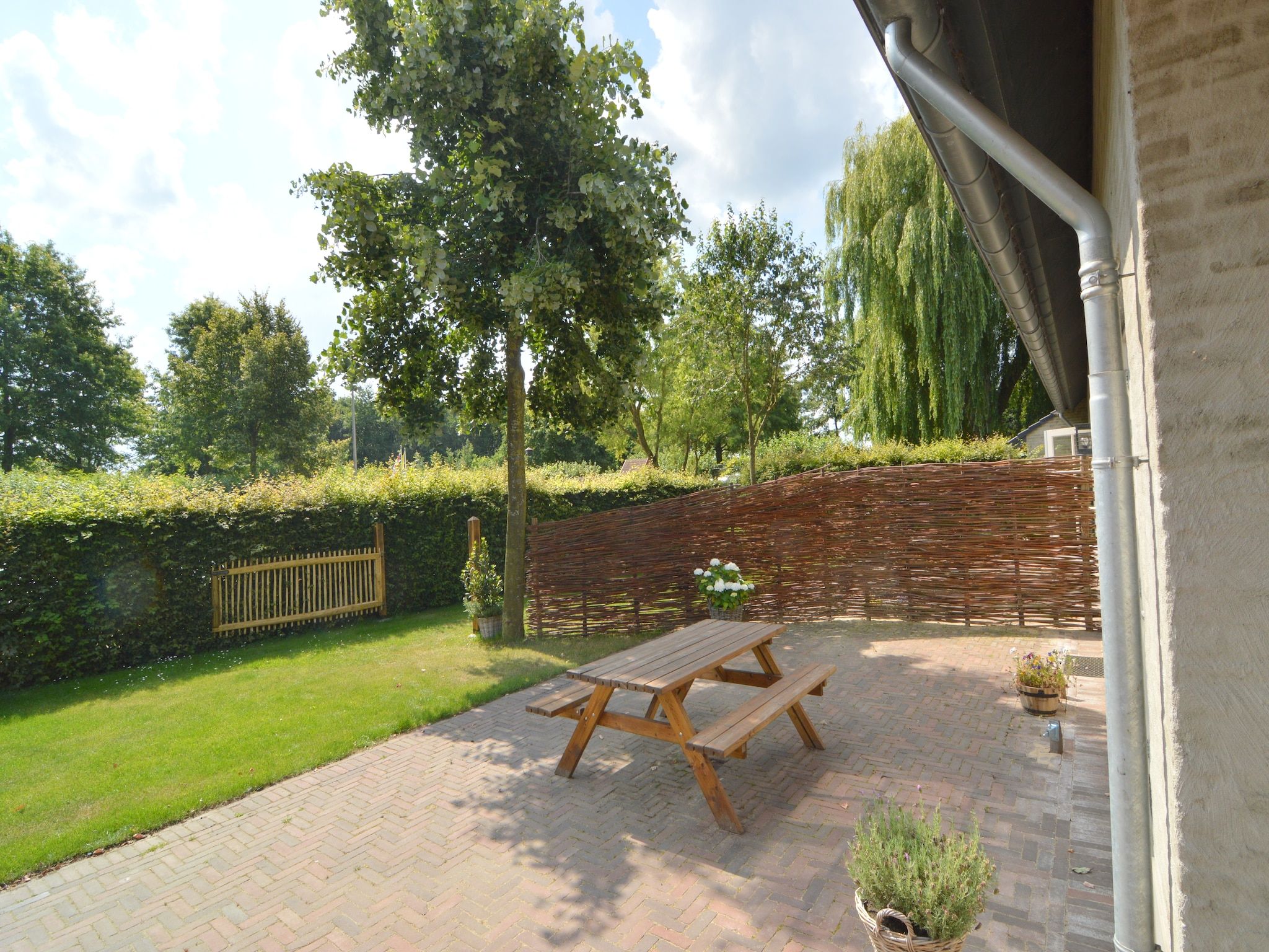 De tuin van Ballonatelier in Haaren