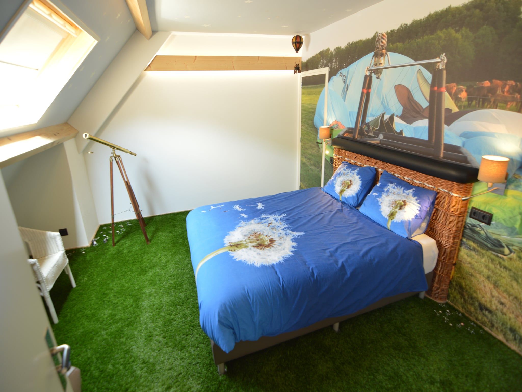 Een slaapkamer van Ballonatelier in Haaren