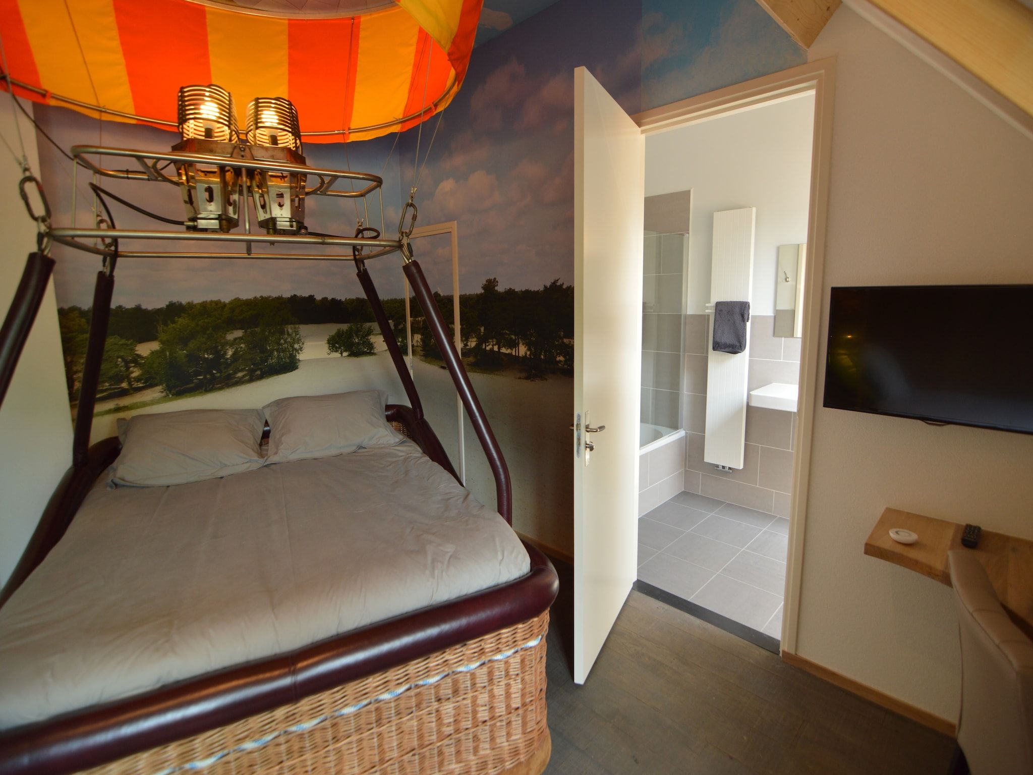 Een slaapkamer van Jules Verne in Haaren