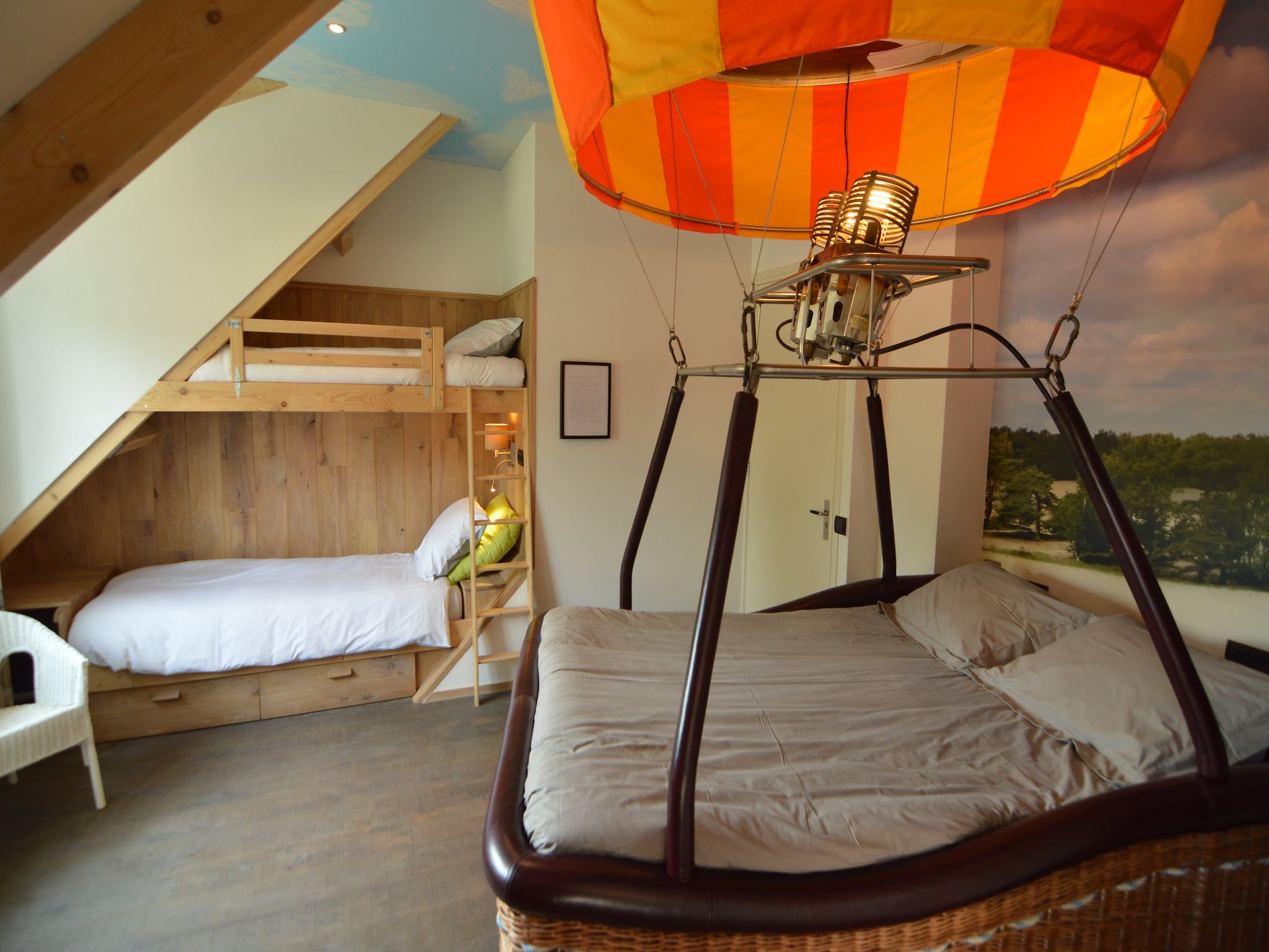 Een slaapkamer van Jules Verne in Haaren