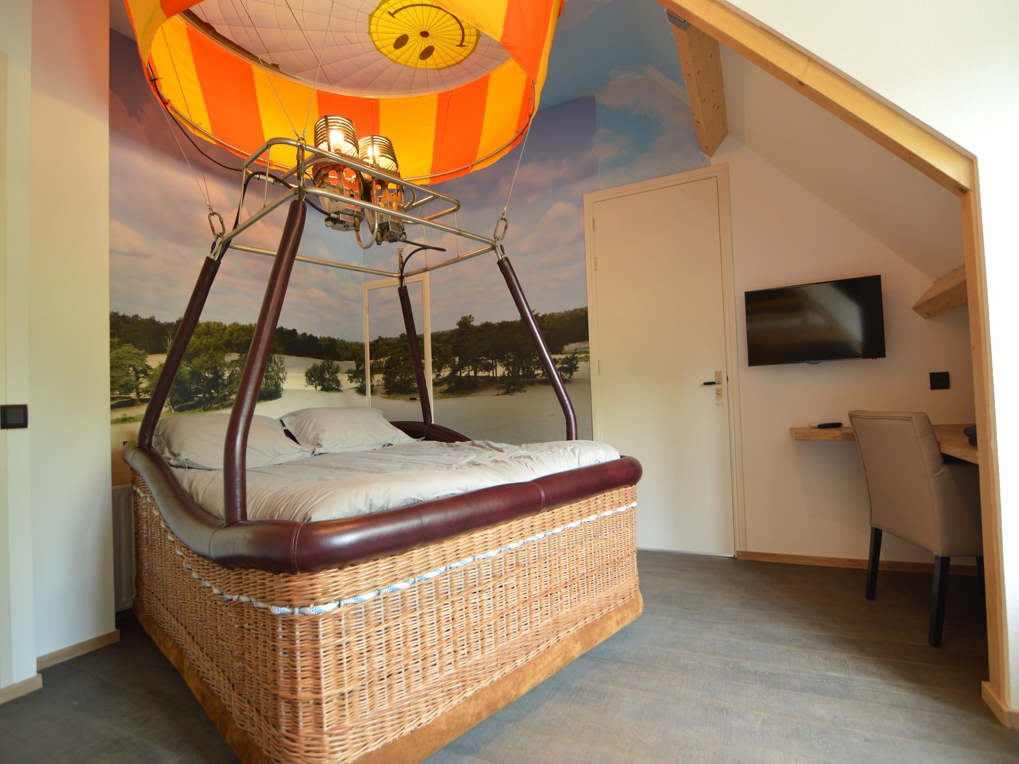 Een slaapkamer van Jules Verne in Haaren