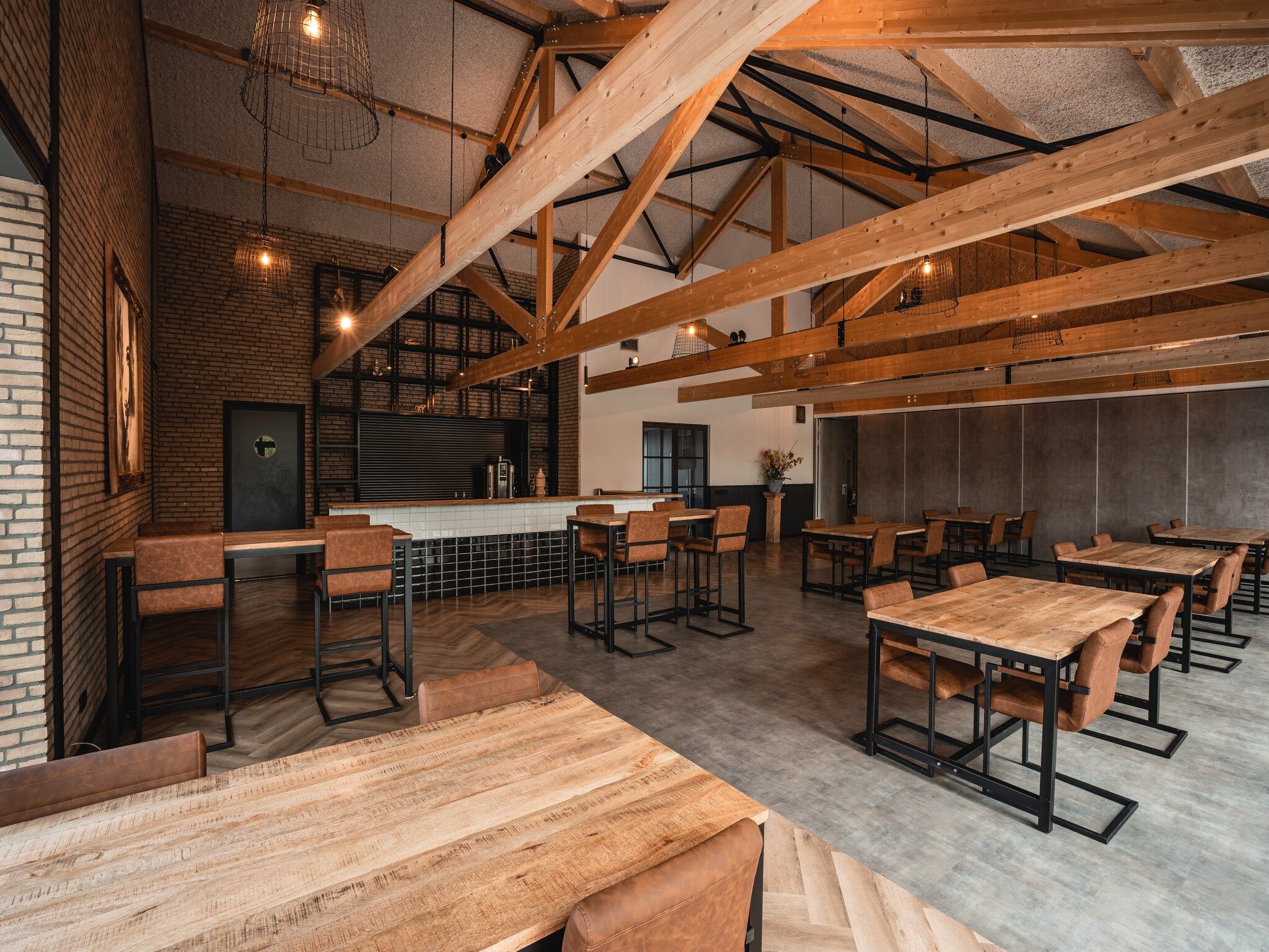 De woonkamer van Vakantiepark Eigen Wijze 2 in Bant