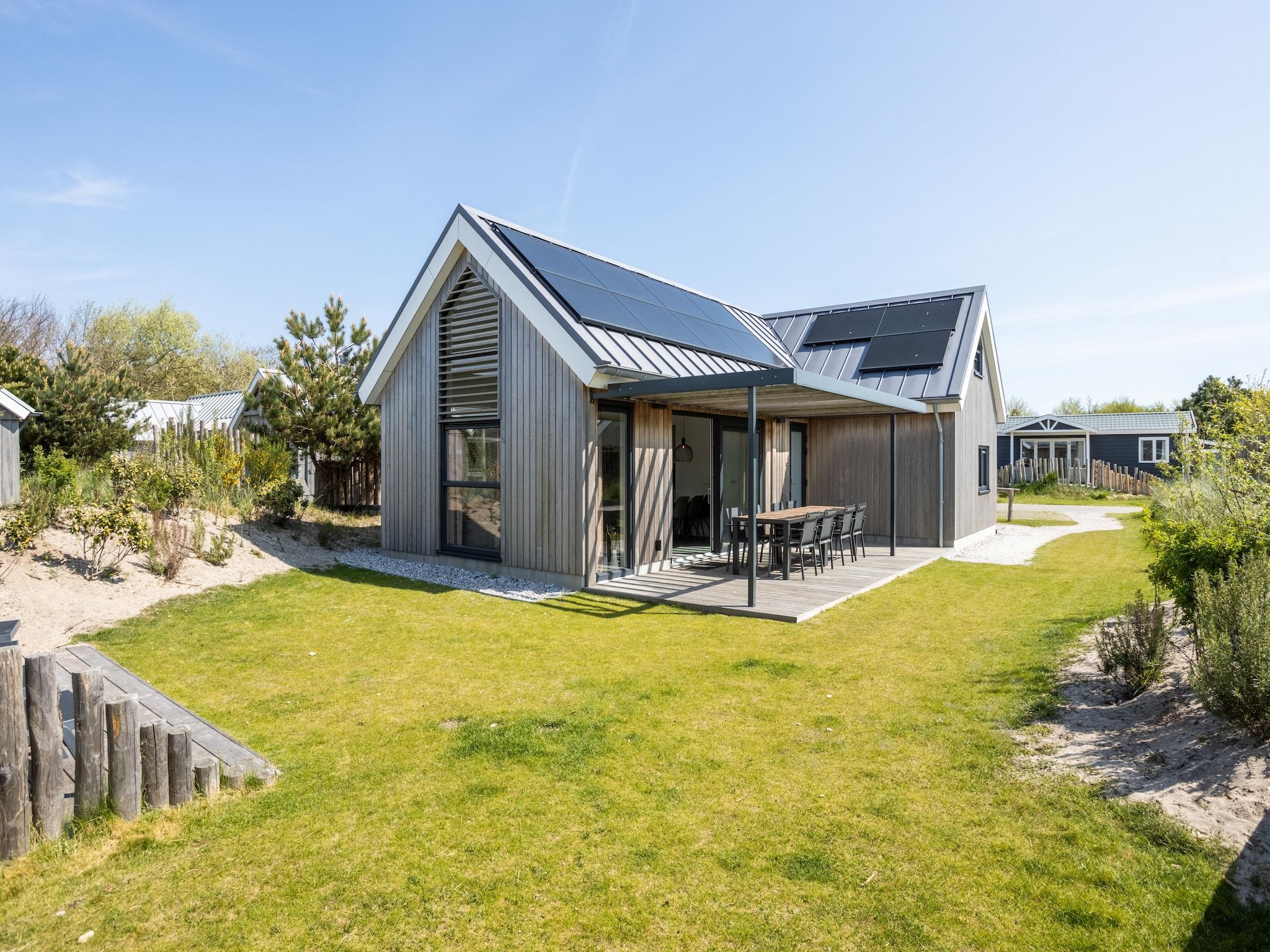 Parkfaciliteiten bij Vakantiepark Boomhiemke 8 in Hollum