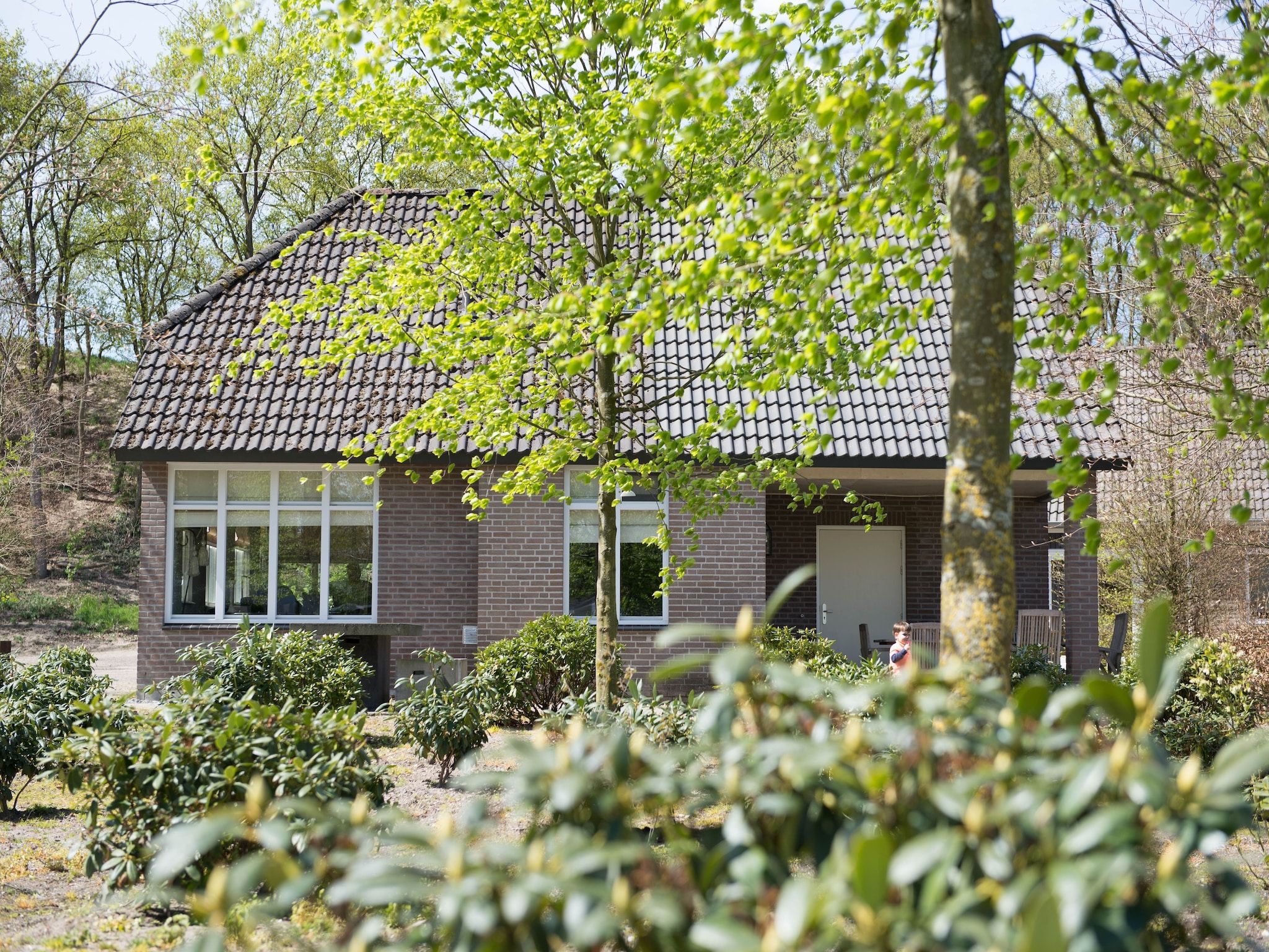 De buitenkant van Vakantiepark Sandberghe 2 in Uden