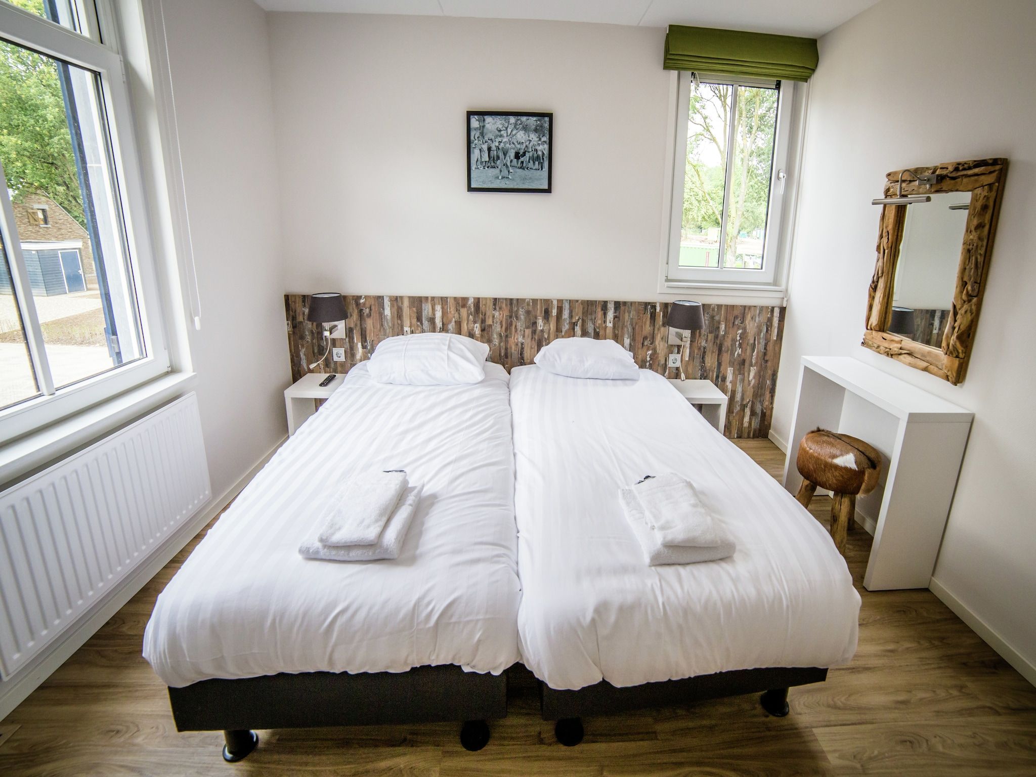 Een slaapkamer van Resort Maastricht 3 in Maastricht