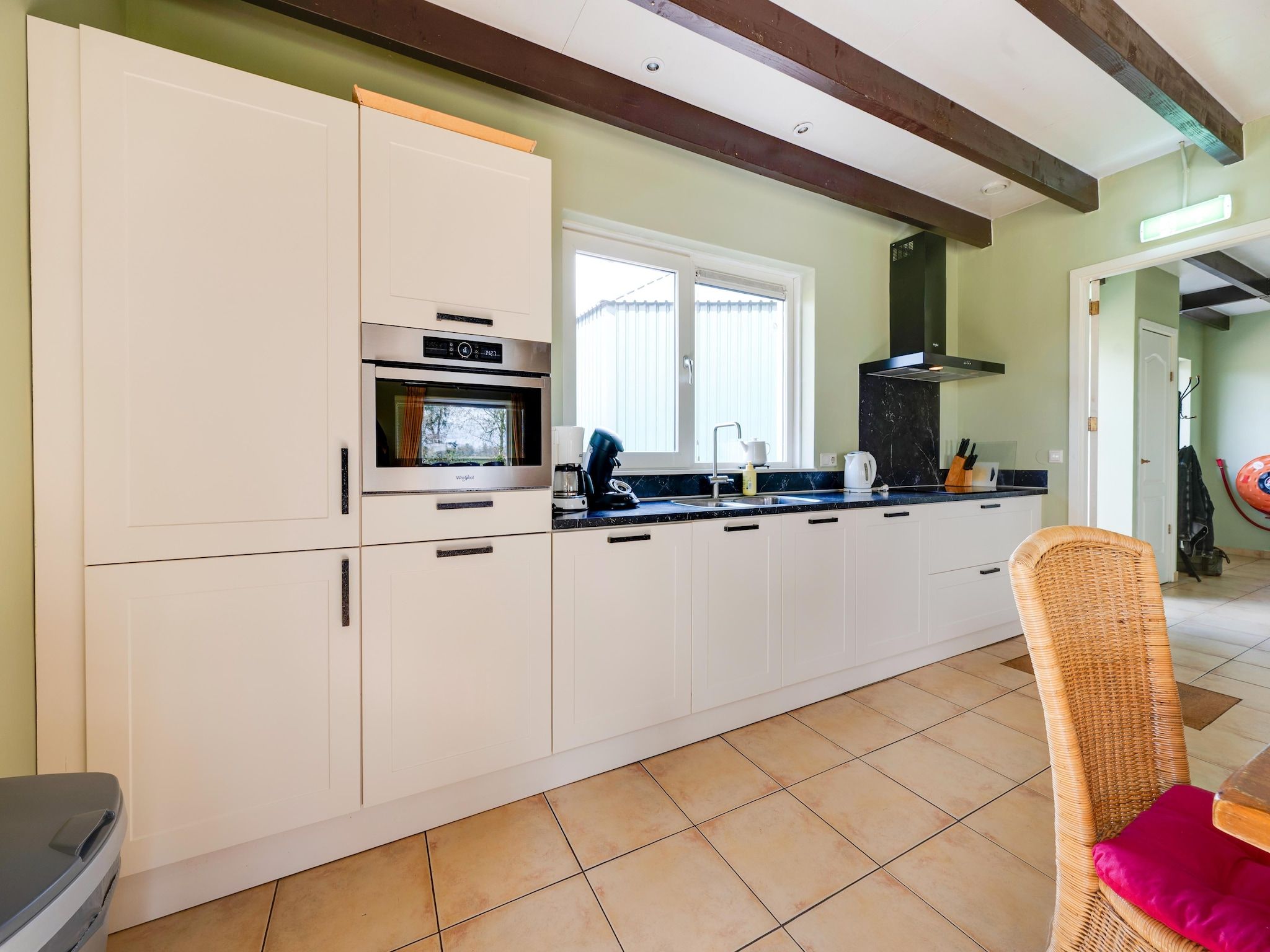 De keuken van De Kibbelhoeve in Kibbelveen