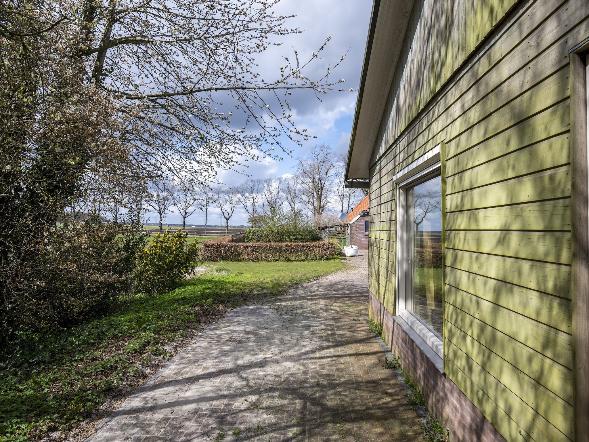 De tuin van De Kibbelhoeve in Kibbelveen