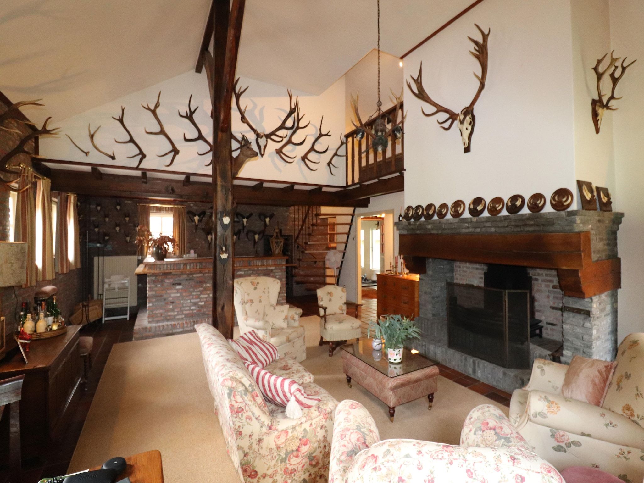 De woonkamer van Landgoed de Klimberg in Rheezerveen