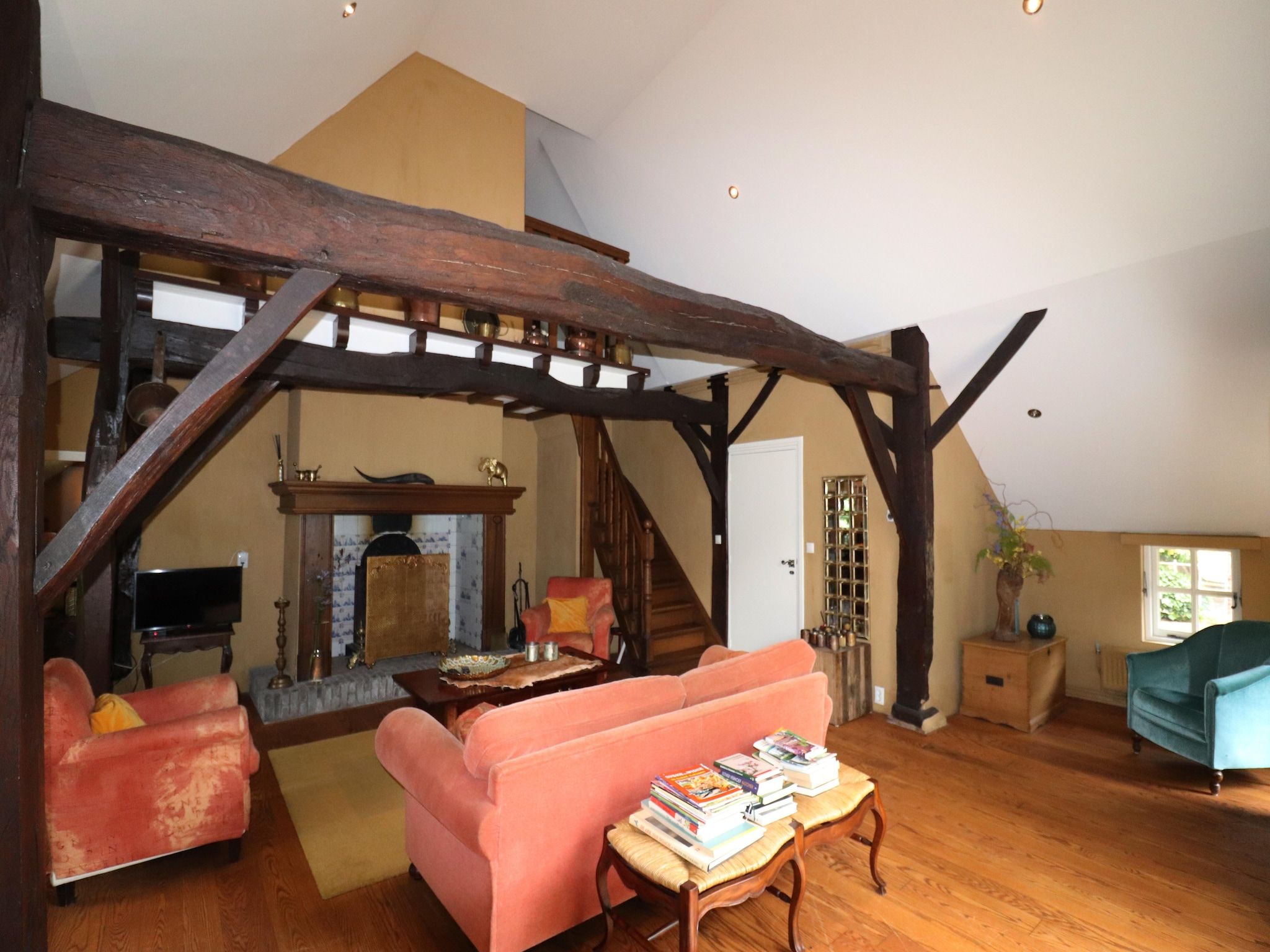 De woonkamer van Landgoed de Klimberg in Rheezerveen