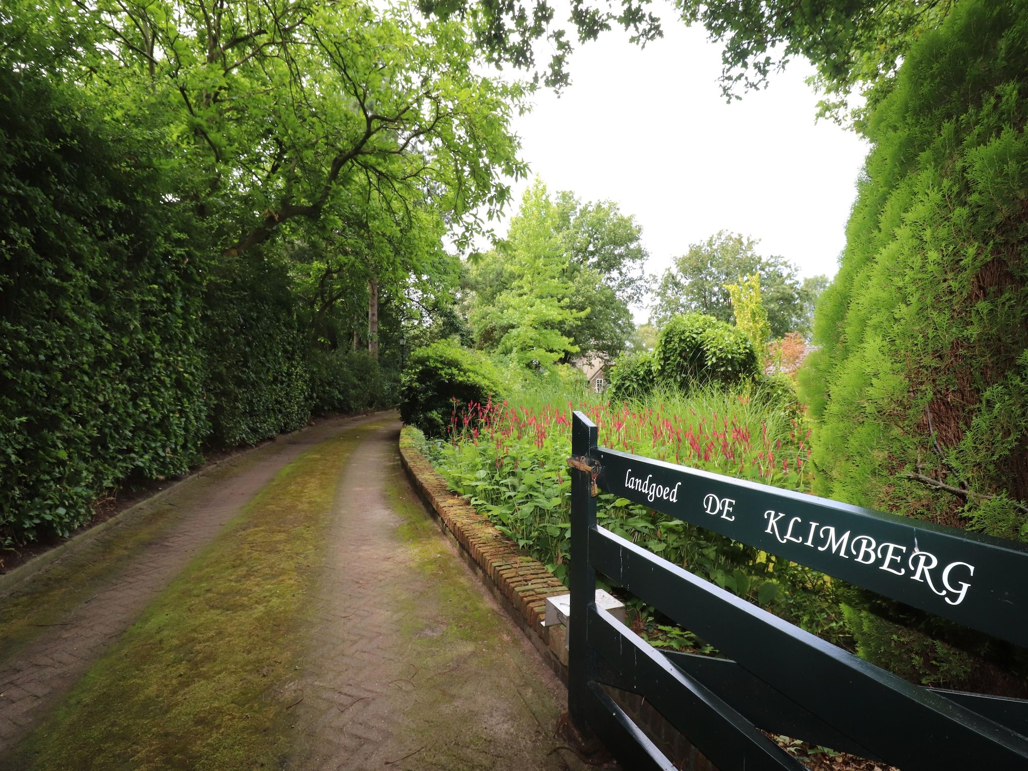 De tuin van Landgoed de Klimberg in Rheezerveen