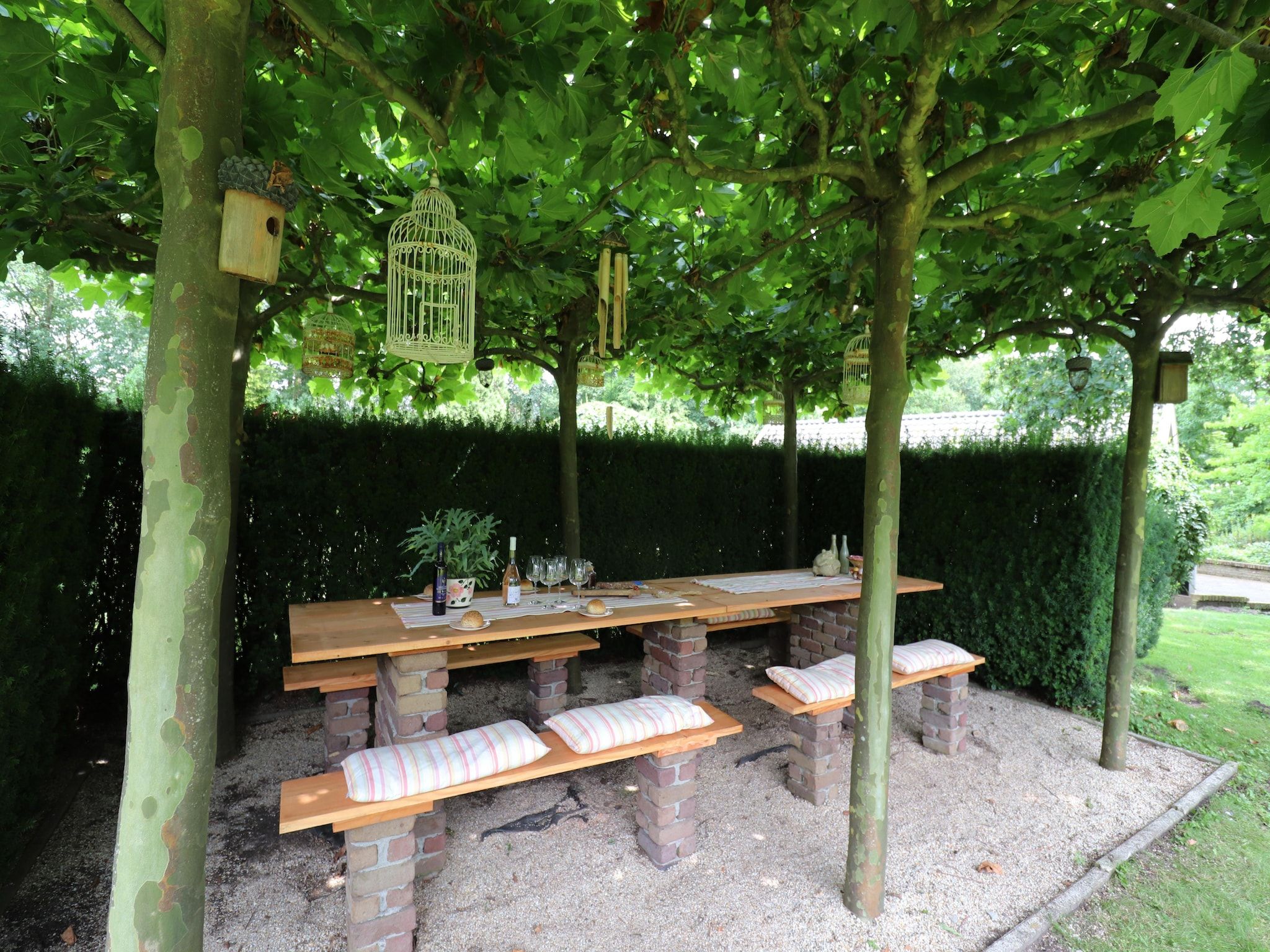 Het terras van Landgoed de Klimberg in Rheezerveen