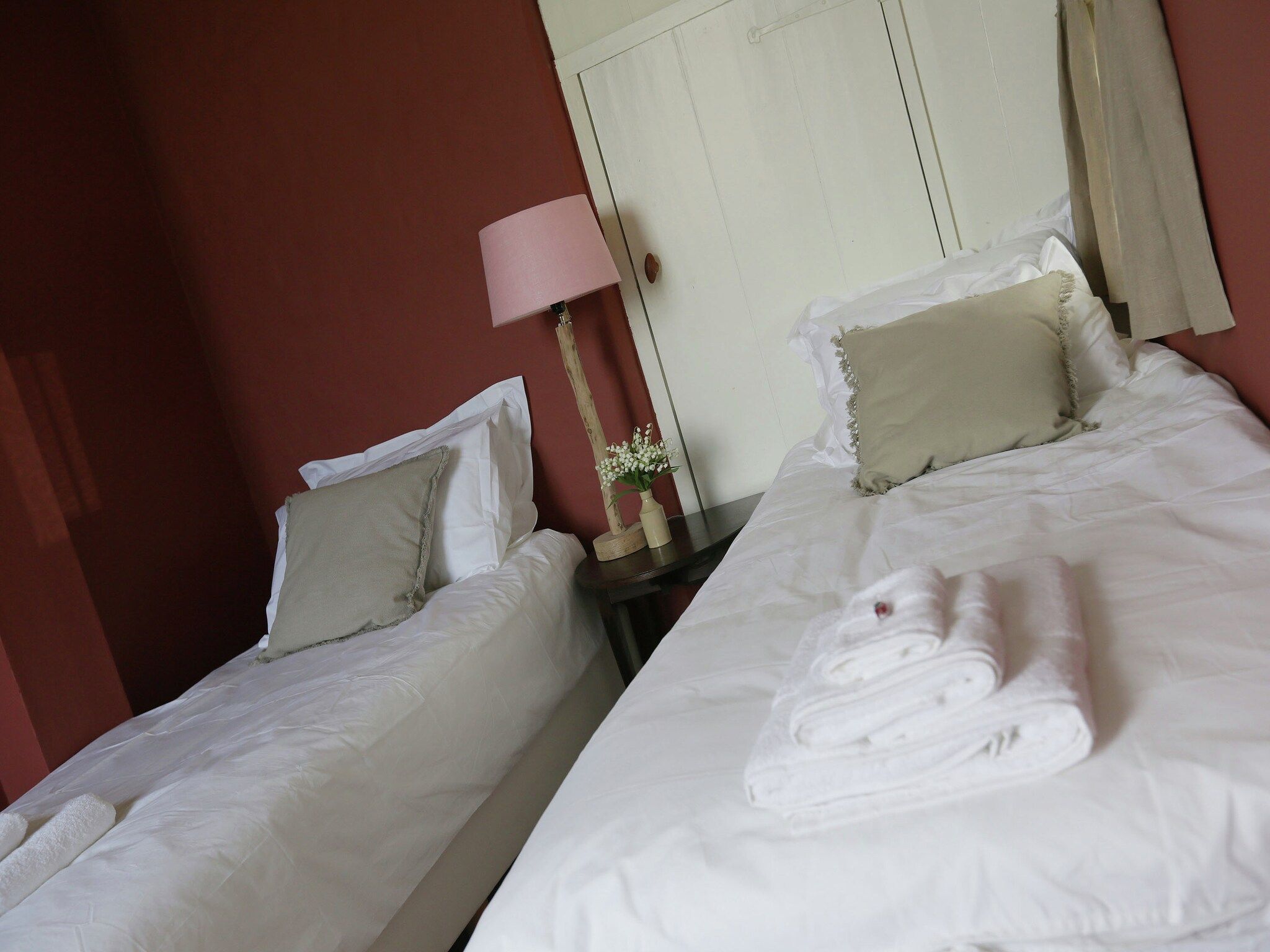 Een slaapkamer van Hofstede Groot Blankenstein in Doorn