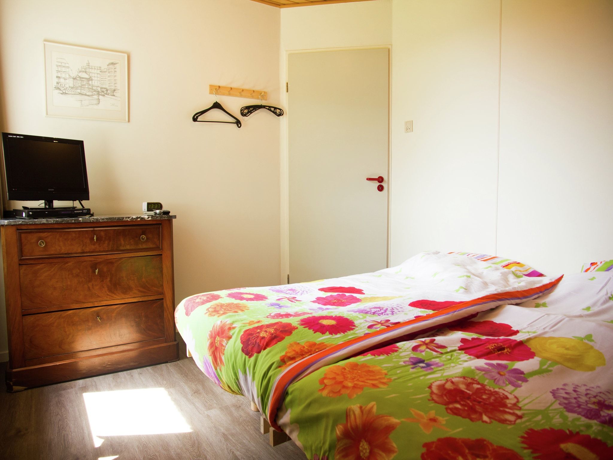 Een slaapkamer van De Biezenknop in Eede