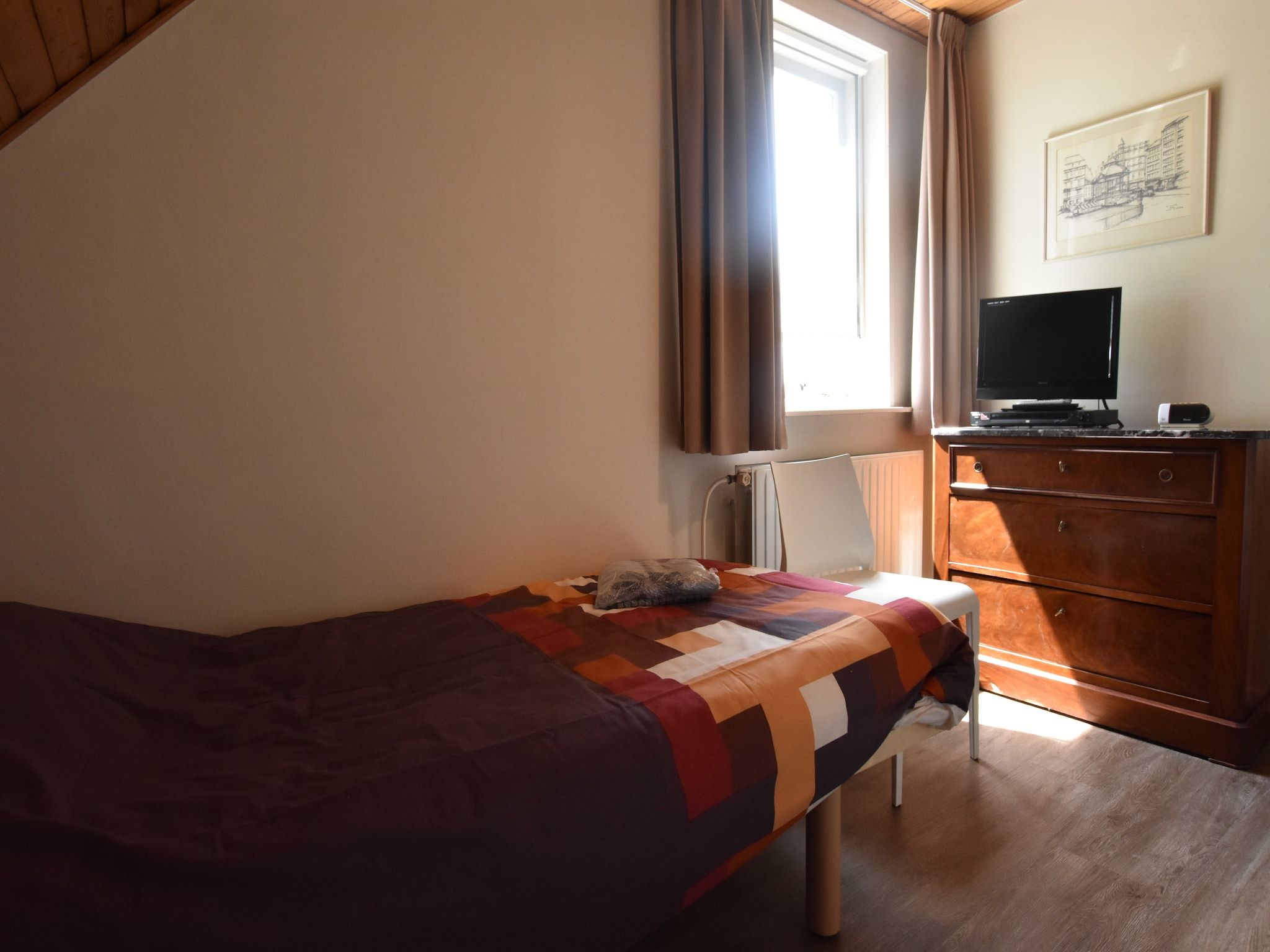 Een slaapkamer van De Biezenknop in Eede