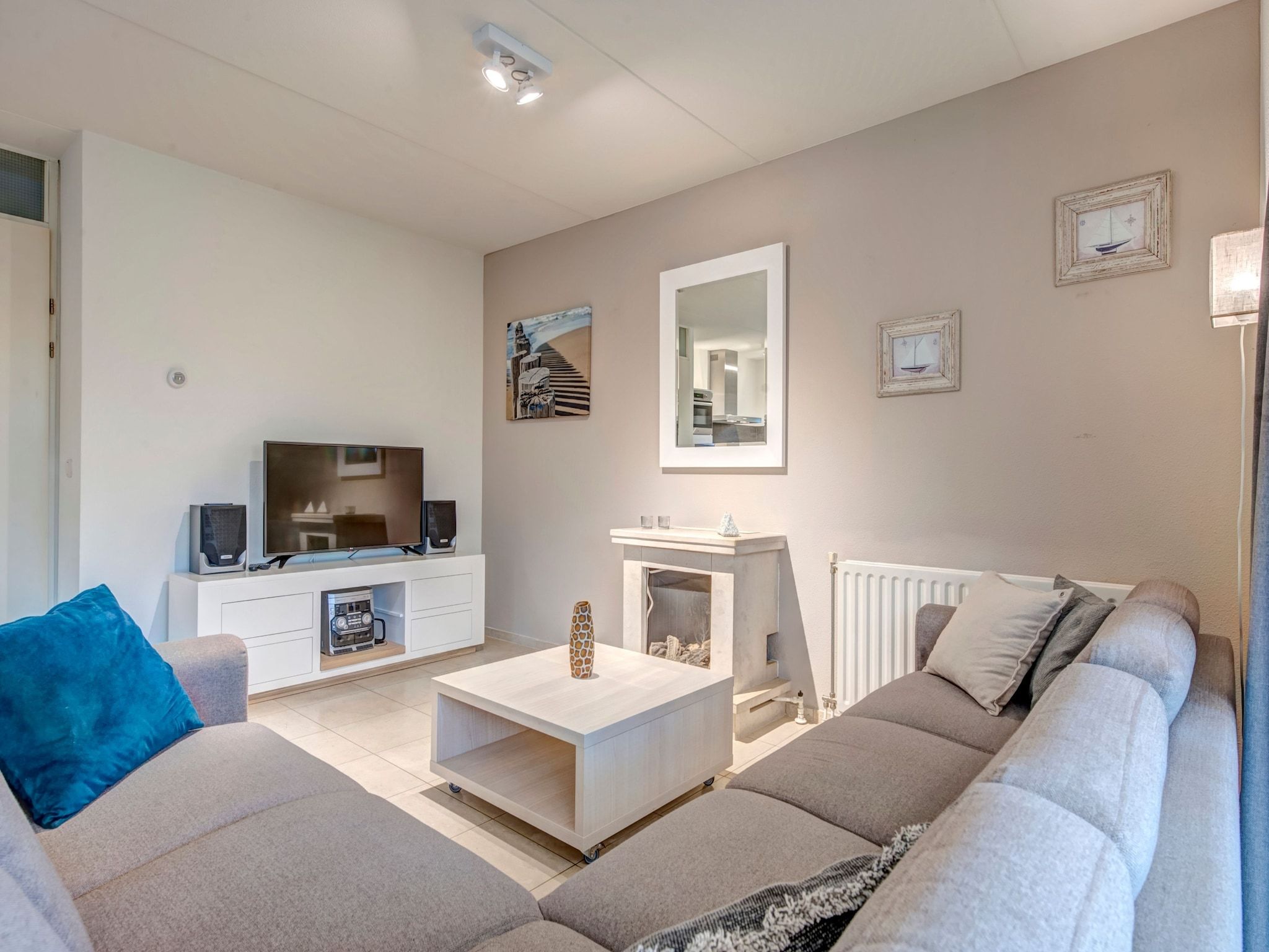 De woonkamer van Buitenhof Domburg 1 in Domburg