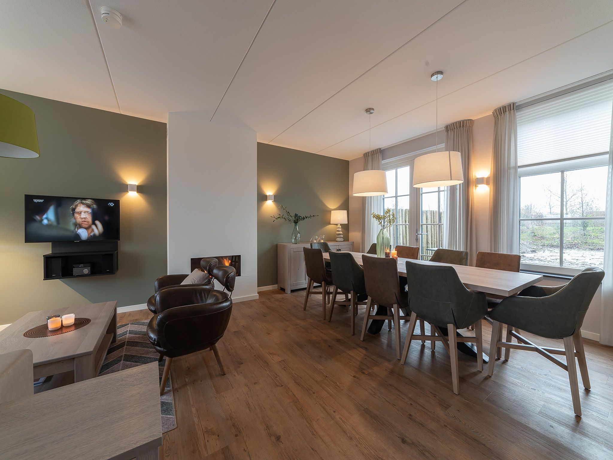 De eetkamer van Zeeuwse Pracht 8 pers in Colijnsplaat