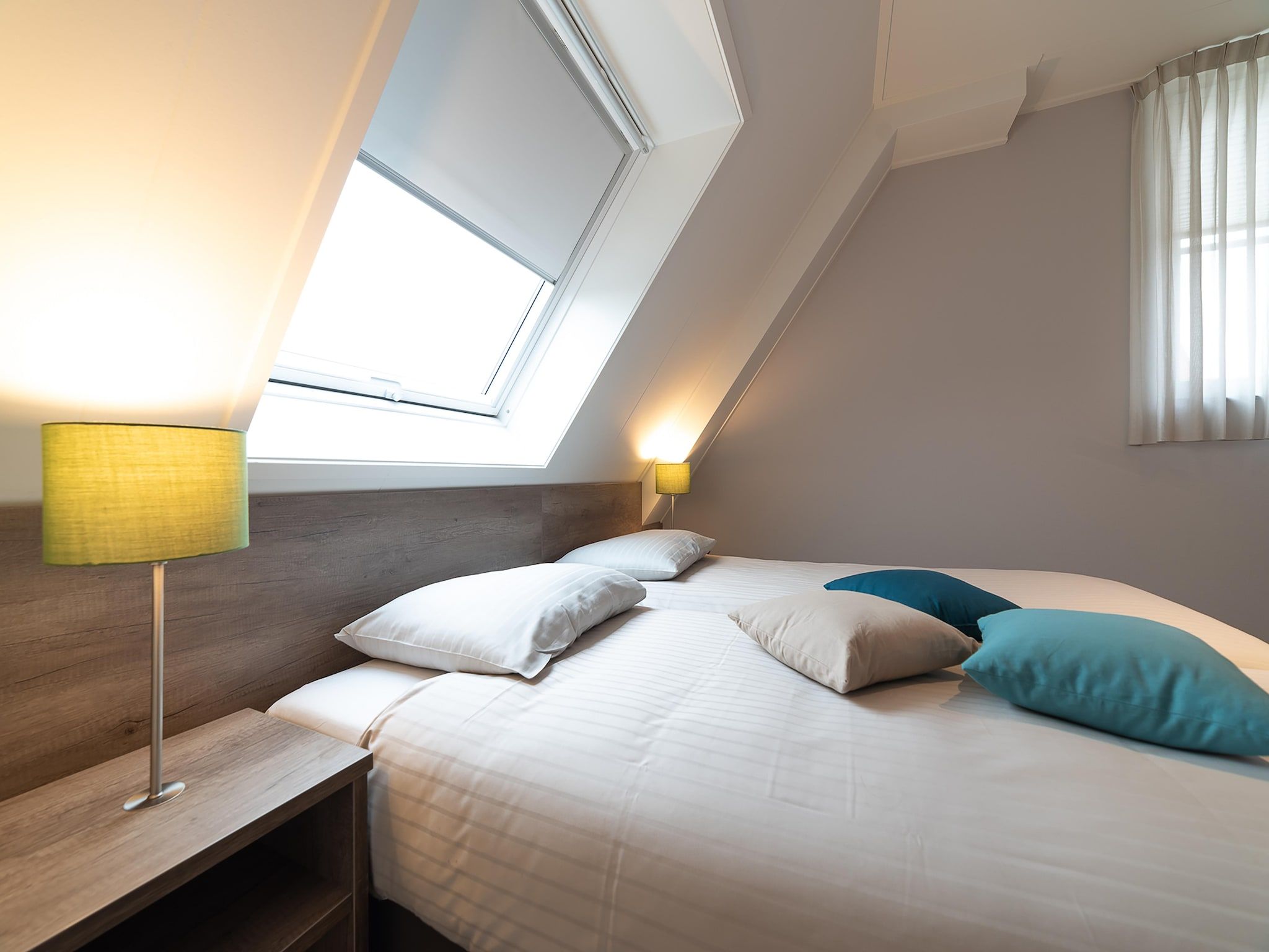 Een slaapkamer van Zeeuwse Pracht 8 pers in Colijnsplaat