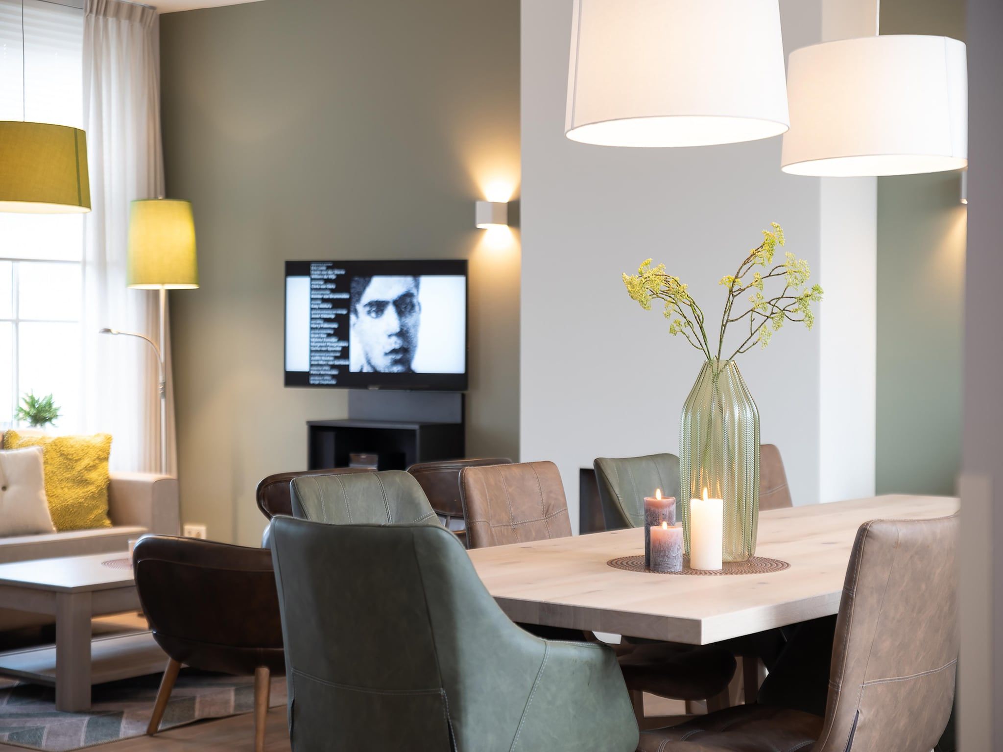 De woonkamer van Zeeuwse Pracht Kindervilla in Colijnsplaat