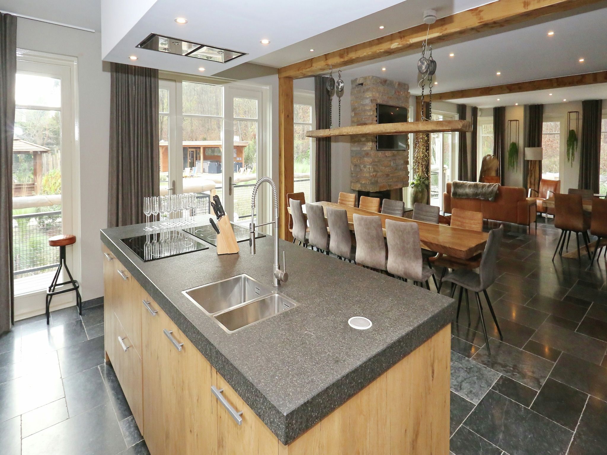 De keuken van Duinvilla Noordwijk in Noordwijk